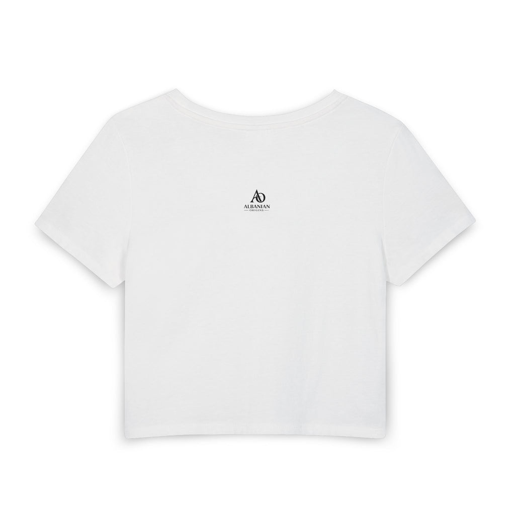 Women's Baby Tee - Albanian Origins Logo