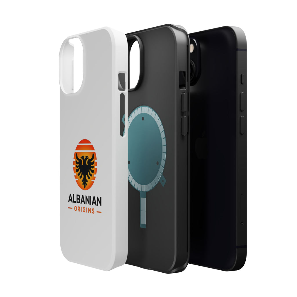 Magnetic Impact-Resistant Cases - Albanian Origins Sun Logo
