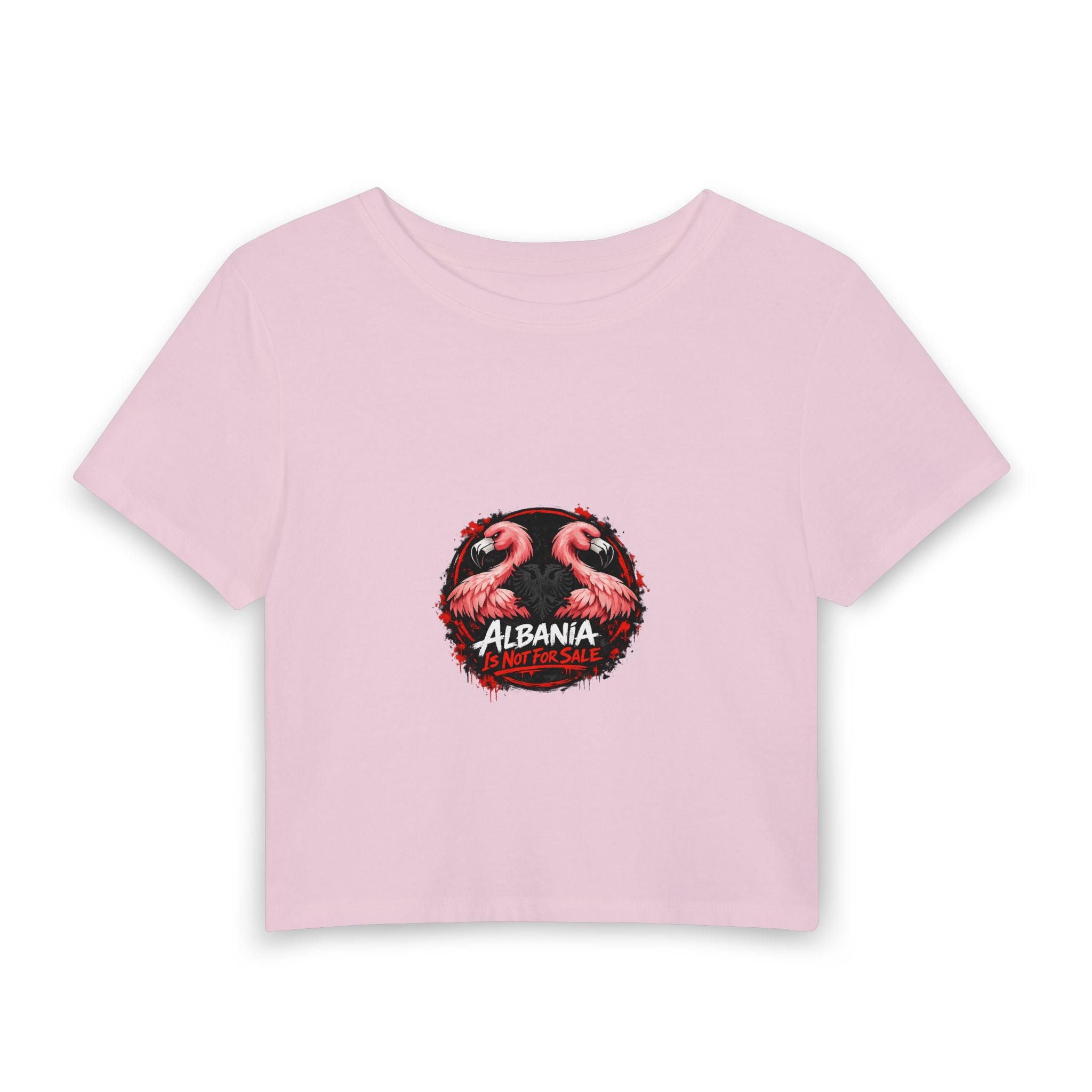 Women's Baby Tee - Albania is not for Sale - Albanian Origins