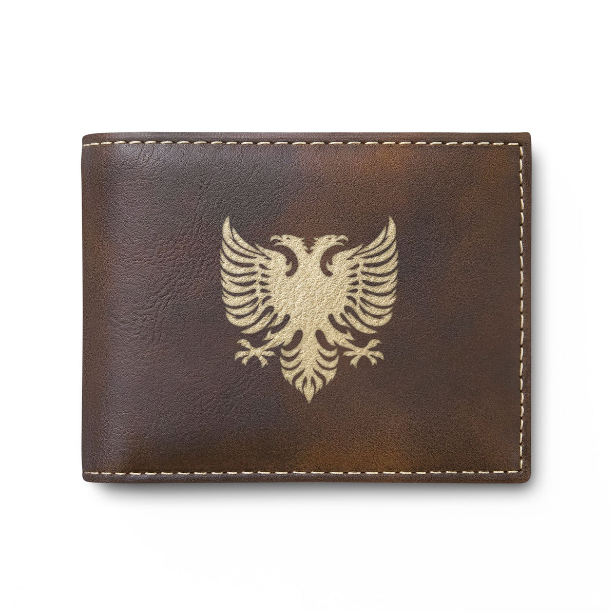 Bi-Fold Wallet with Flip - Eagle Design