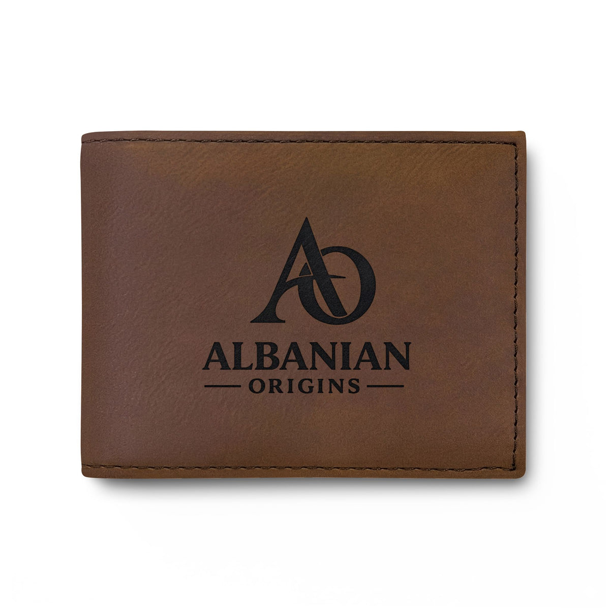 Bi-Fold Wallet with Flip - Albanian Origins Logo
