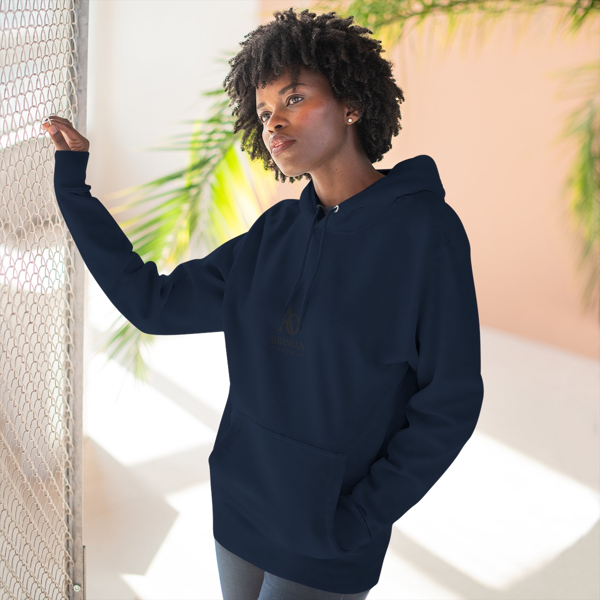 Albanian Origins - Three-Panel Fleece Hoodie