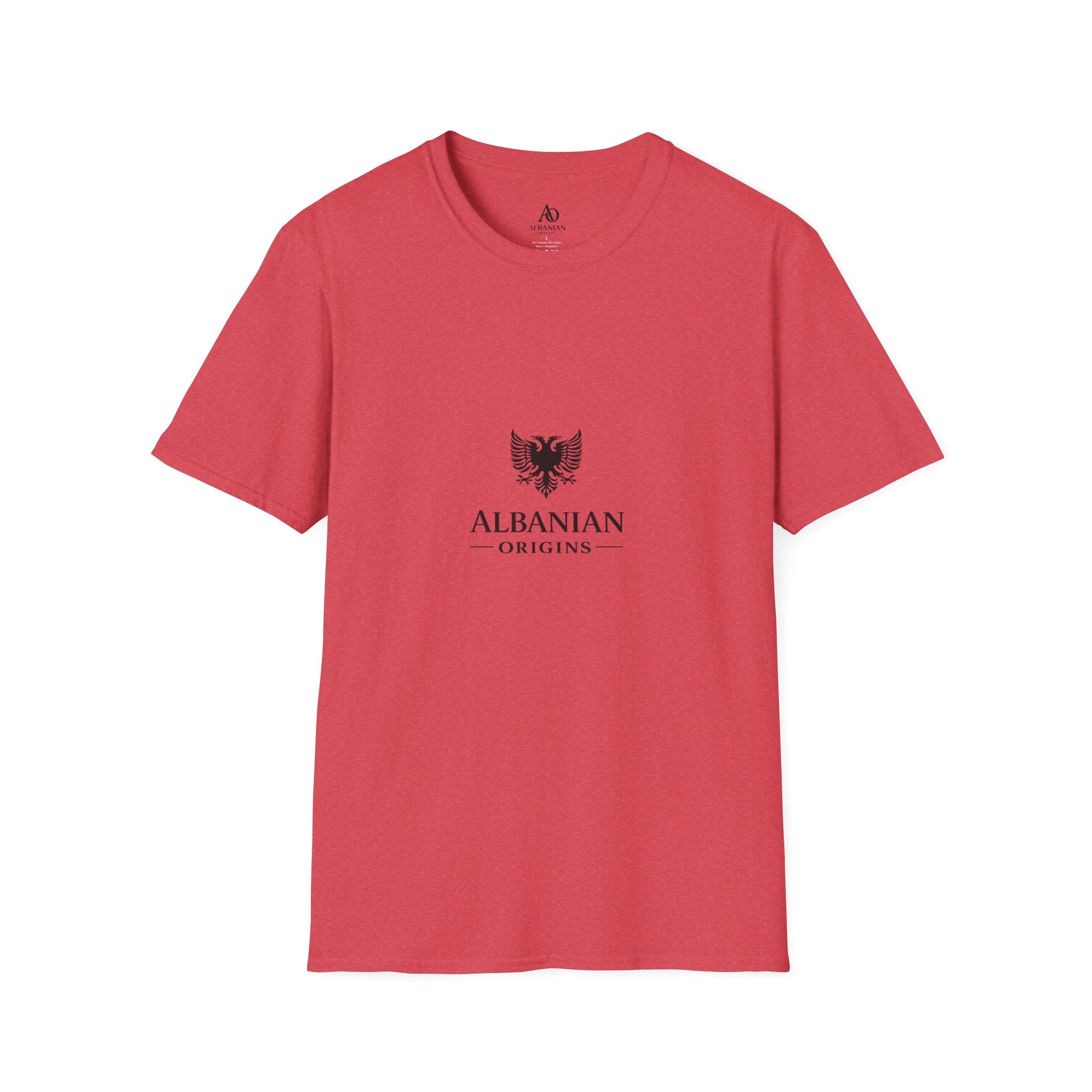 Unisex Softstyle T-Shirt - Albanian Origins Eagle