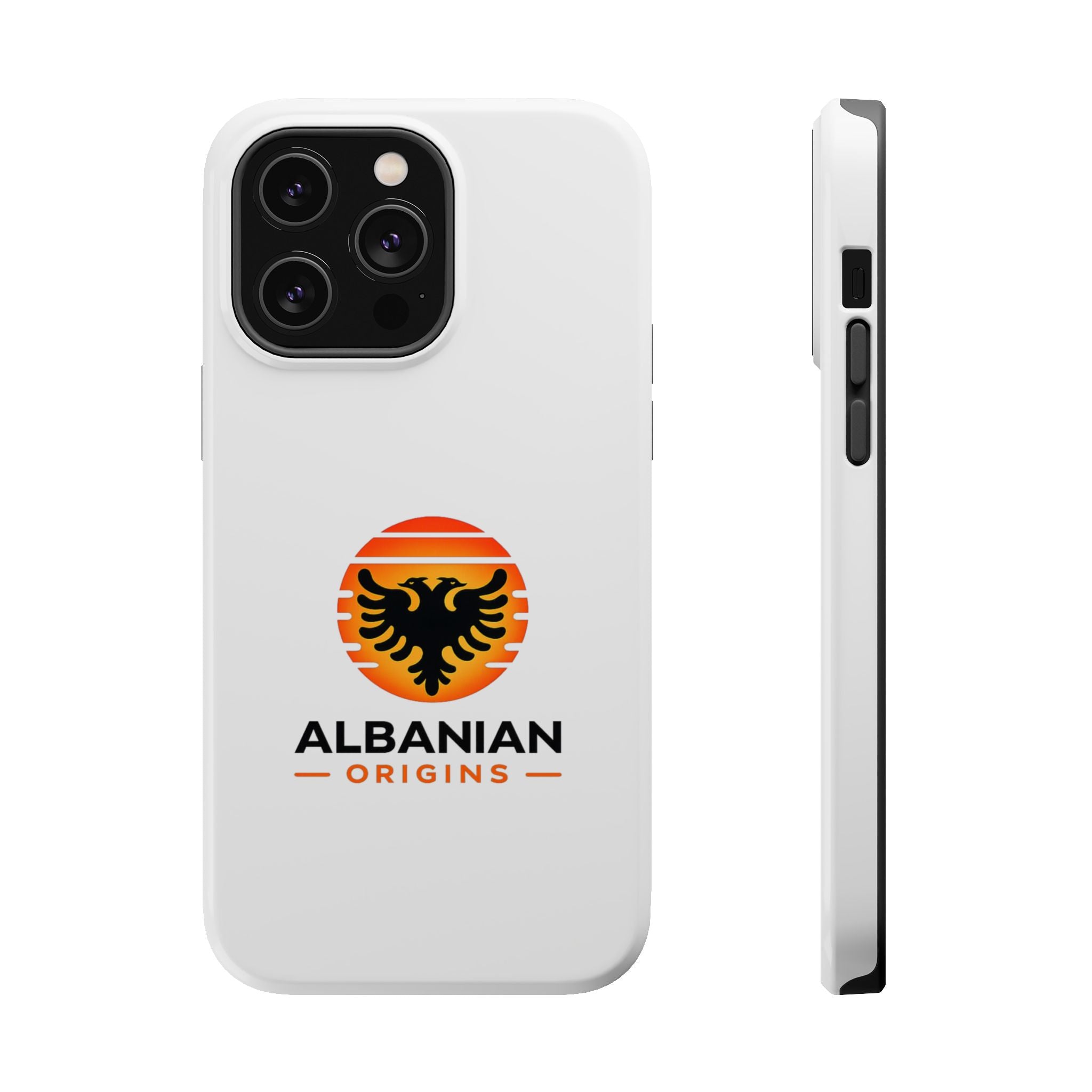 Magnetic Impact-Resistant Cases - Albanian Origins Sun Logo