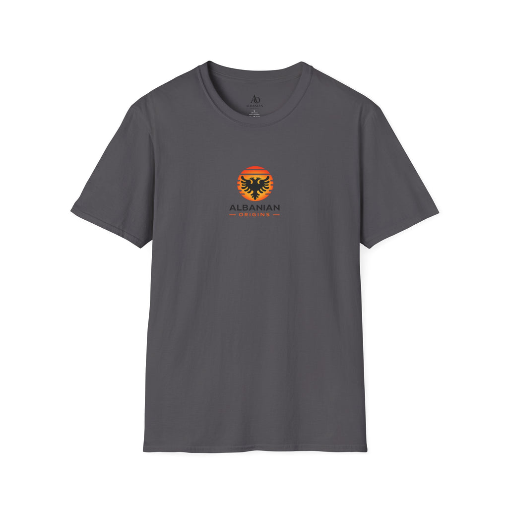 Unisex Softstyle T-Shirt - Albanian Origins Sun Logo