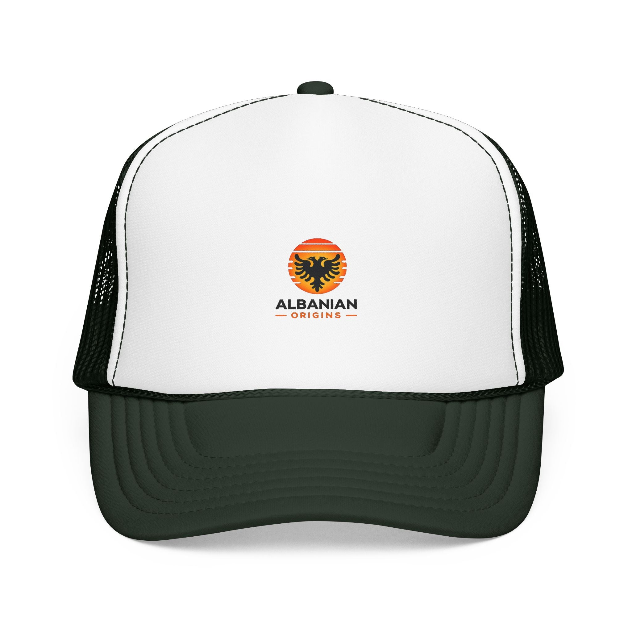 Foam Trucker Hat - Albanian Origins Sun Logo