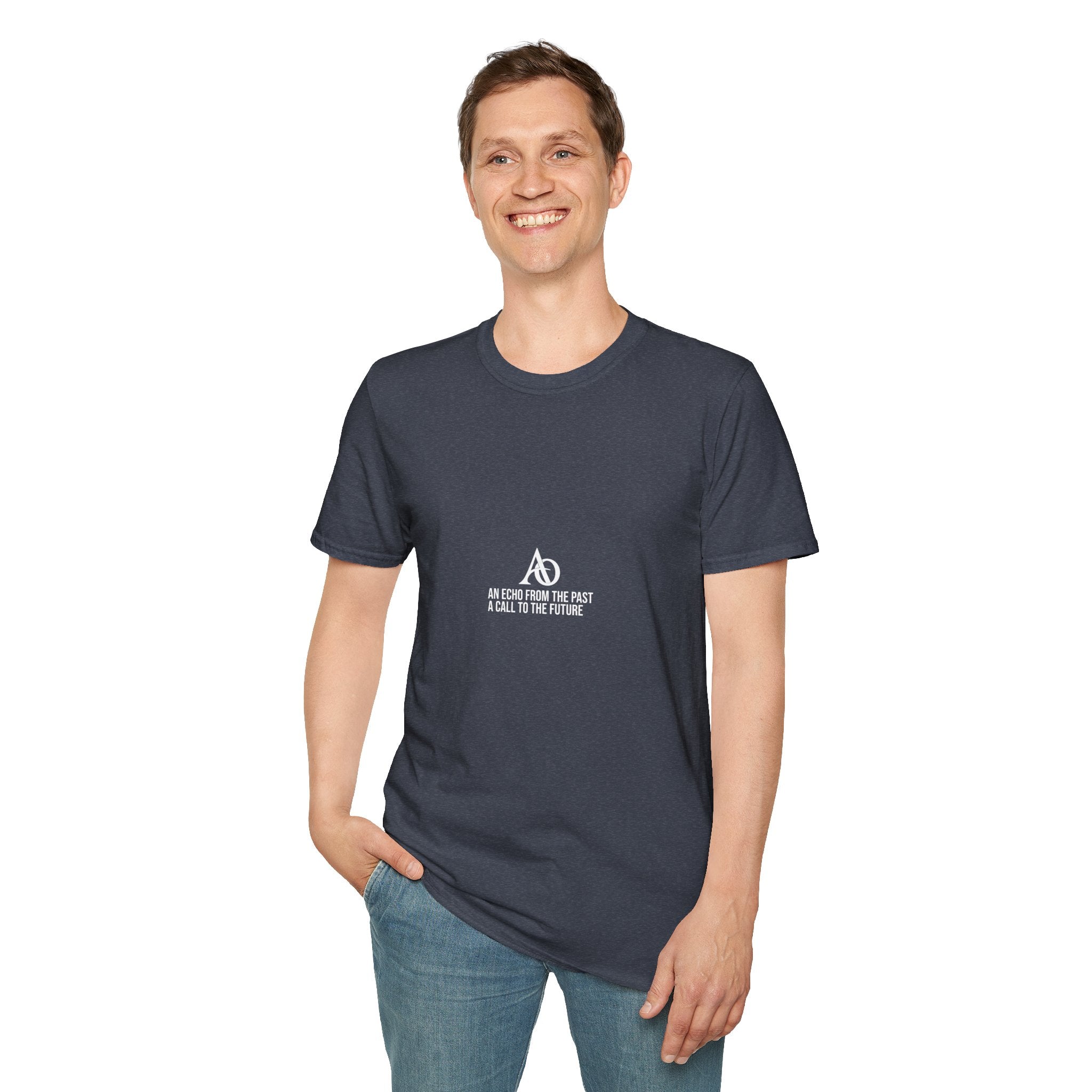 Unisex Softstyle T-Shirt - AO Logo - An Echo From the Past, A Call to the Future