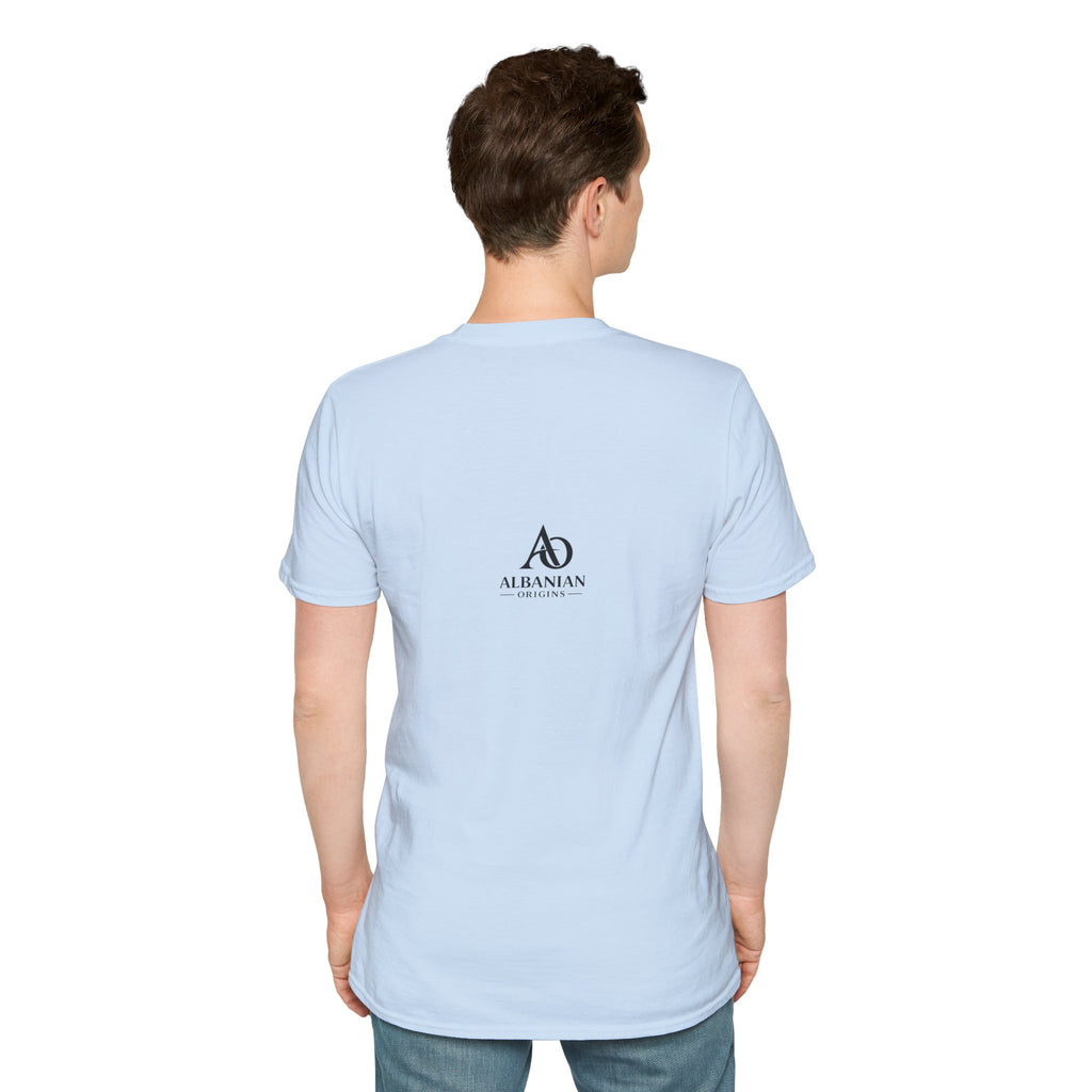 Unisex Softstyle T-Shirt - Albanians Against Corruption - Albanian Origins