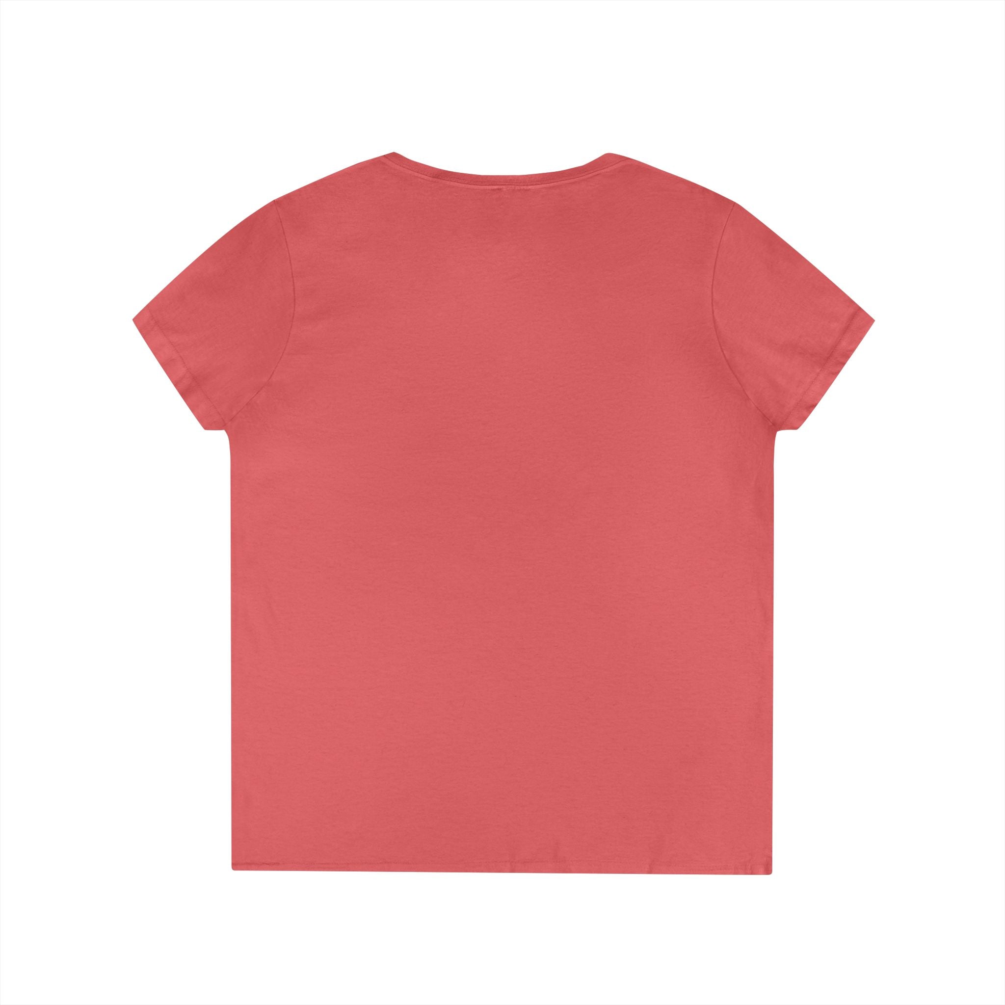 Ladies' V-Neck T-Shirt - Albanian Origins Logo