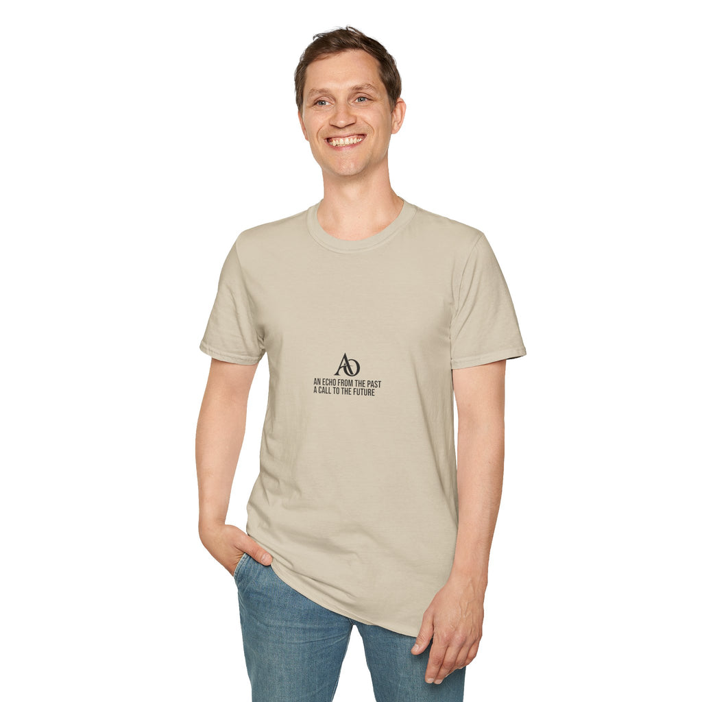 Unisex Softstyle T-Shirt - AO Logo - An Echo From the Past, A Call to the Future