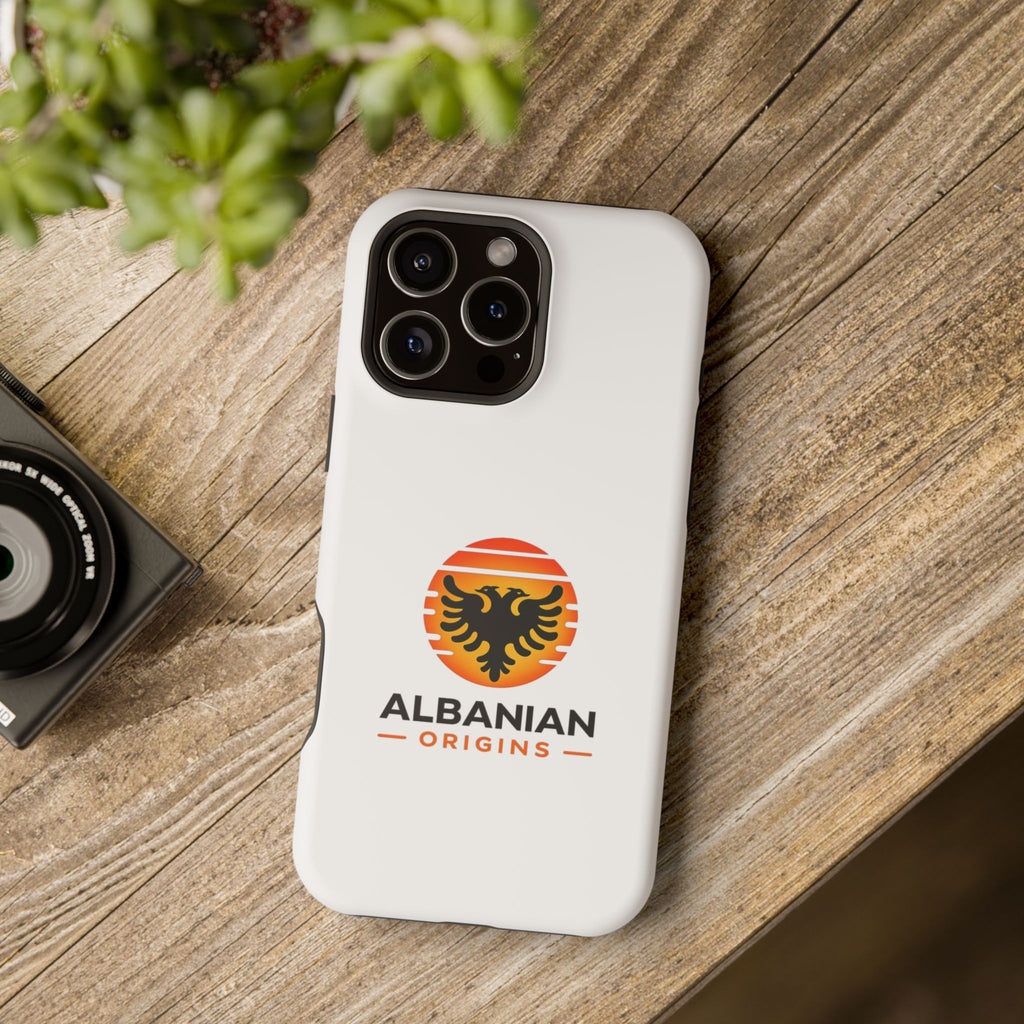 Magnetic Impact-Resistant Cases - Albanian Origins Sun Logo