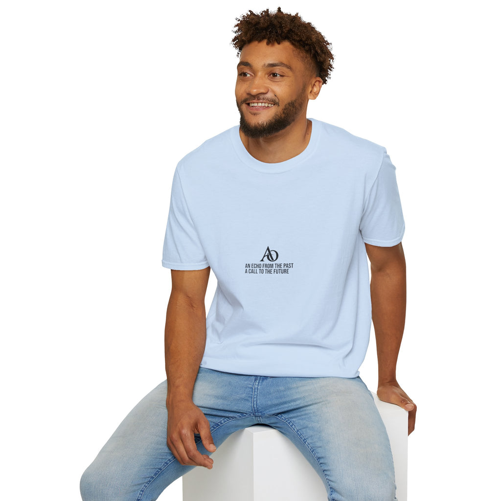 Unisex Softstyle T-Shirt - AO Logo - An Echo From the Past, A Call to the Future