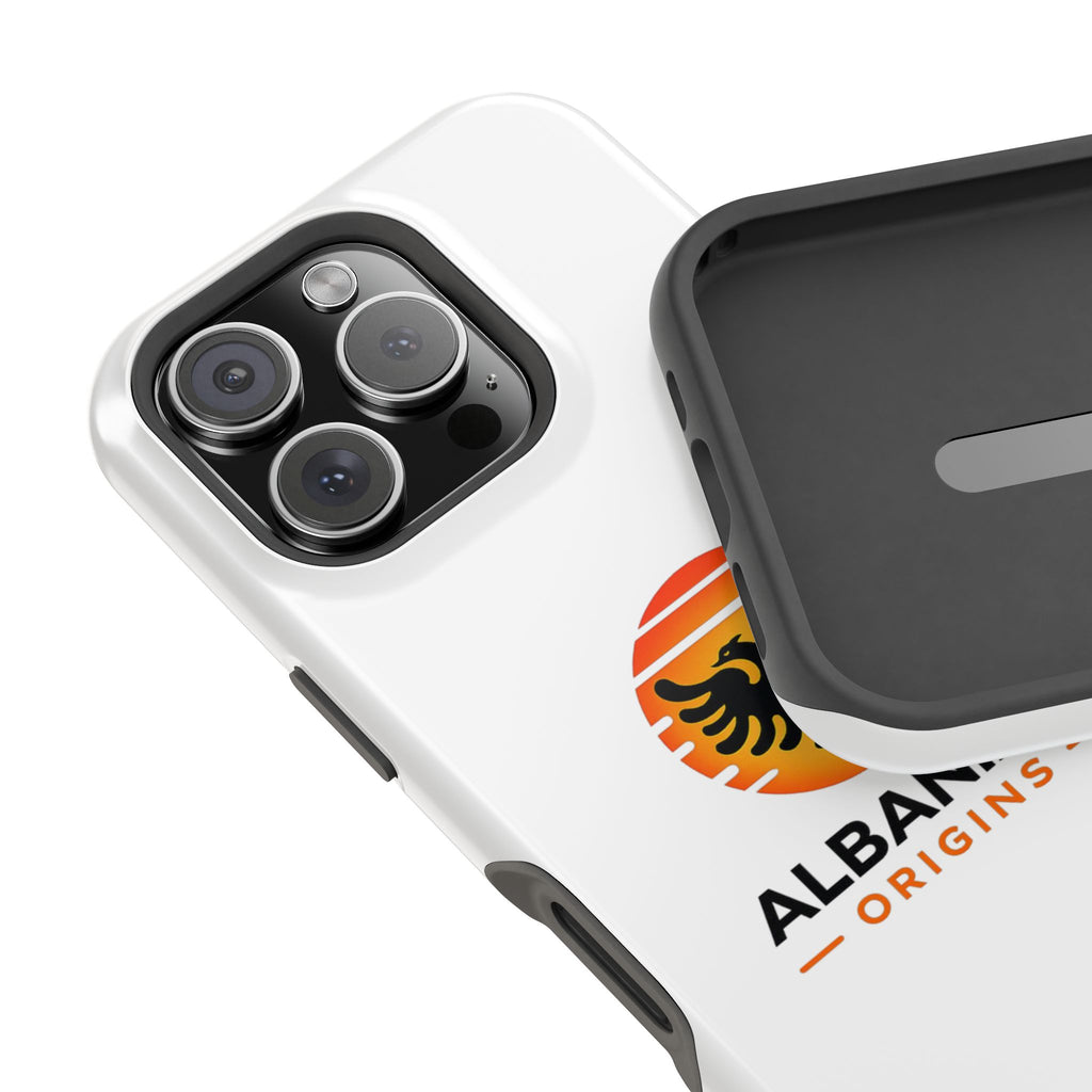 Magnetic Impact-Resistant Cases - Albanian Origins Sun Logo