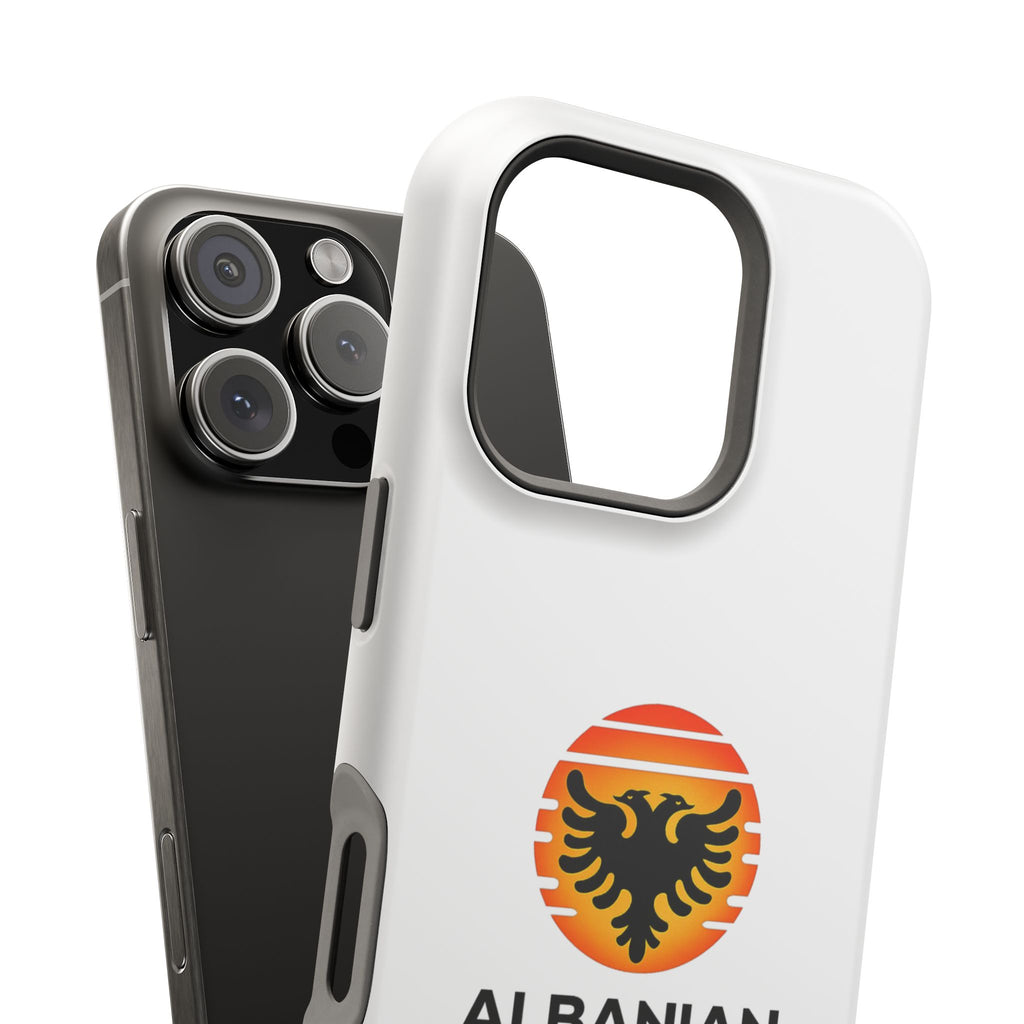 Magnetic Impact-Resistant Cases - Albanian Origins Sun Logo