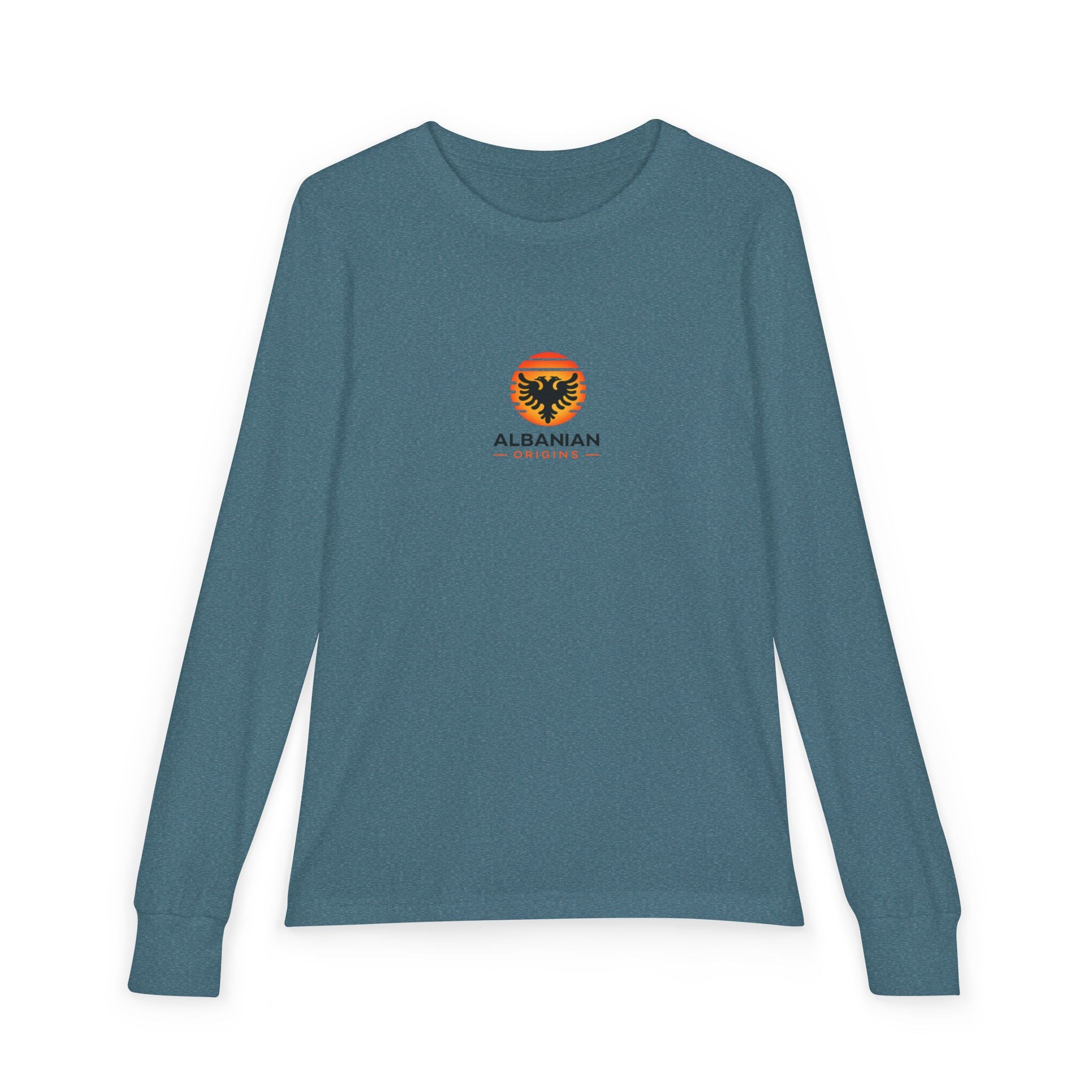 Youth Jersey Long Sleeve Tee - Albanian Origins Sun Logo