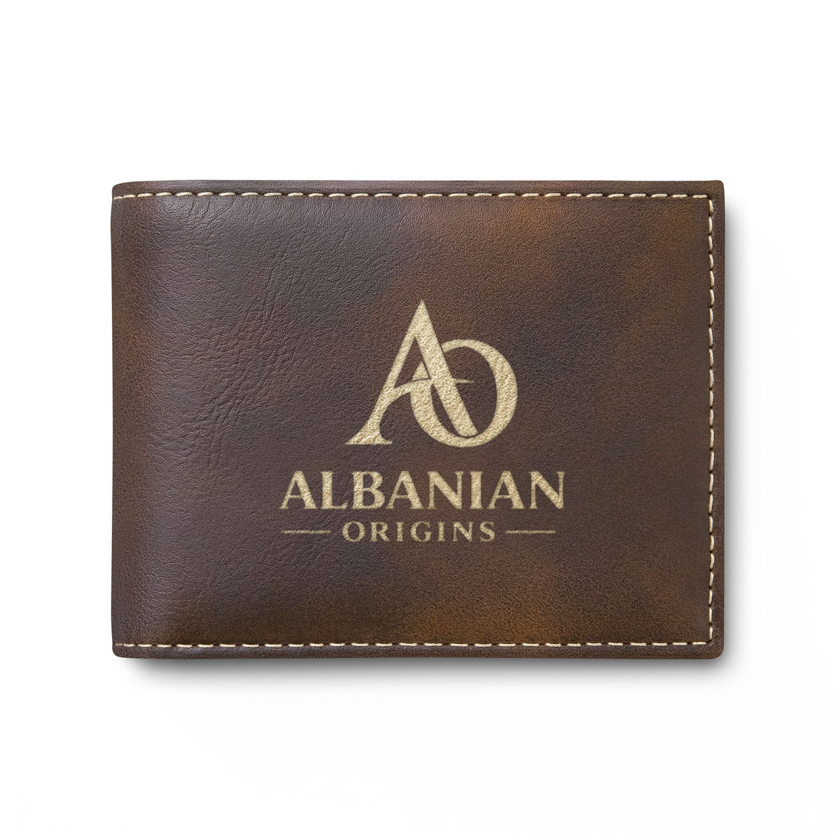 Bi-Fold Wallet with Flip - Albanian Origins Logo