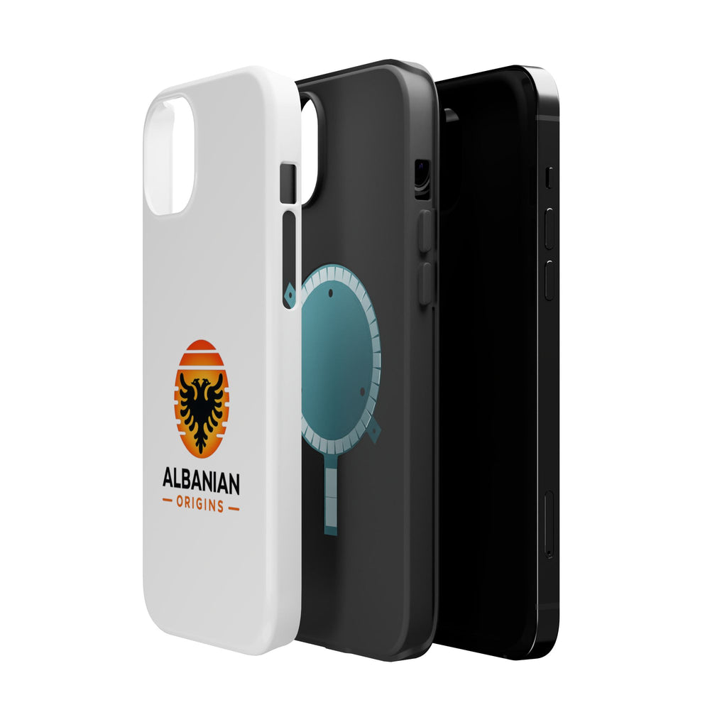 Magnetic Impact-Resistant Cases - Albanian Origins Sun Logo
