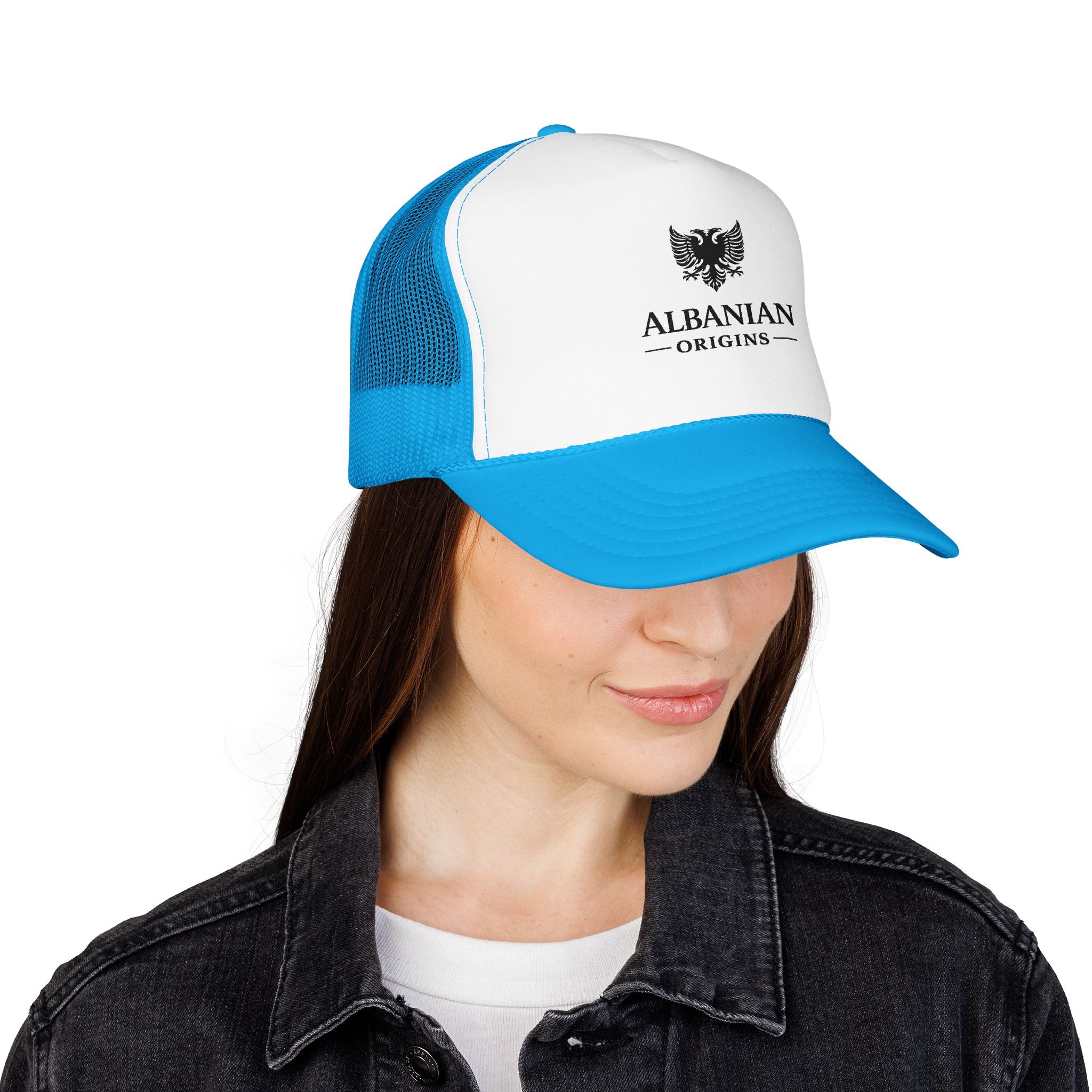 Foam Trucker Hat - Albanian Origins Eagle