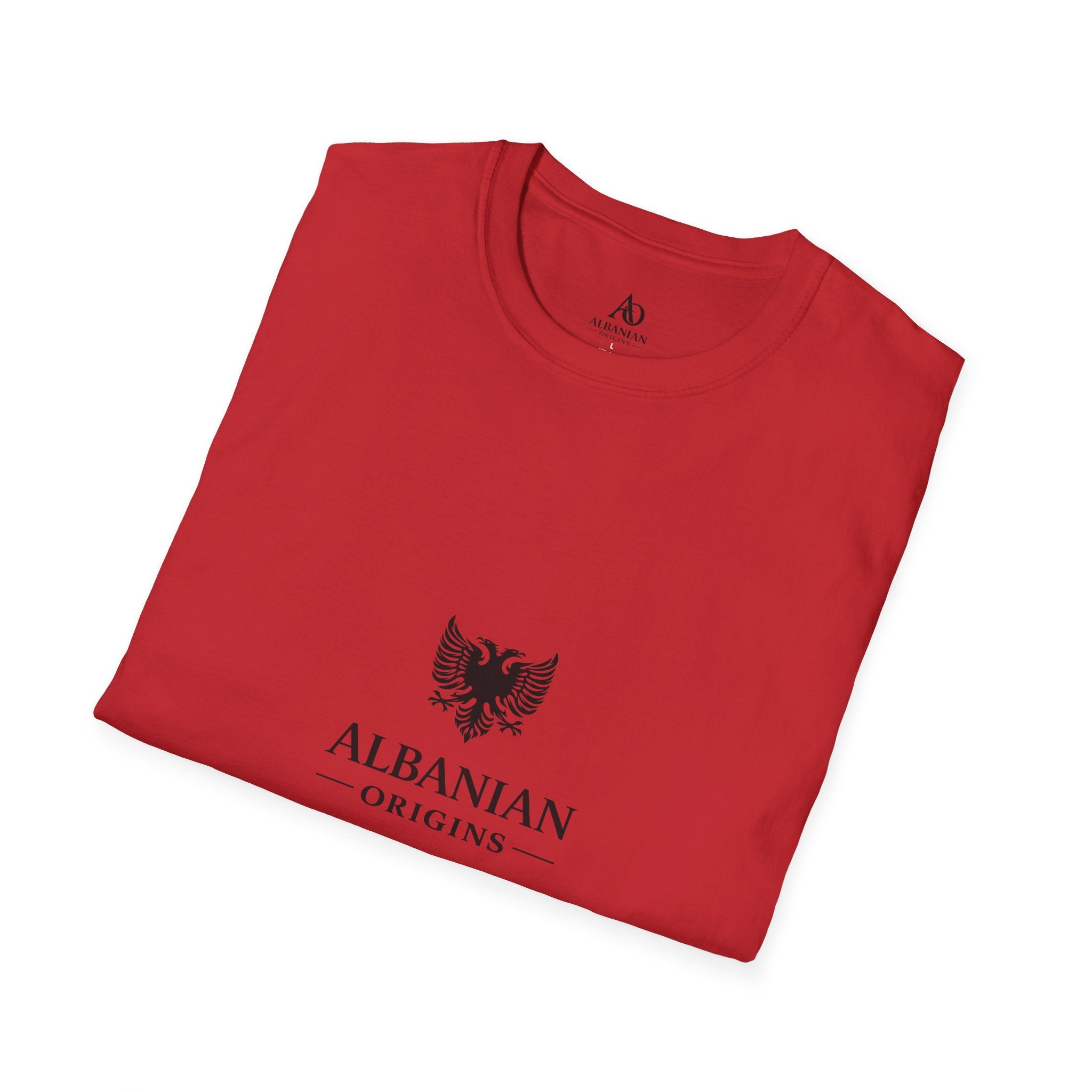 Unisex Softstyle T-Shirt - Albanian Origins Eagle