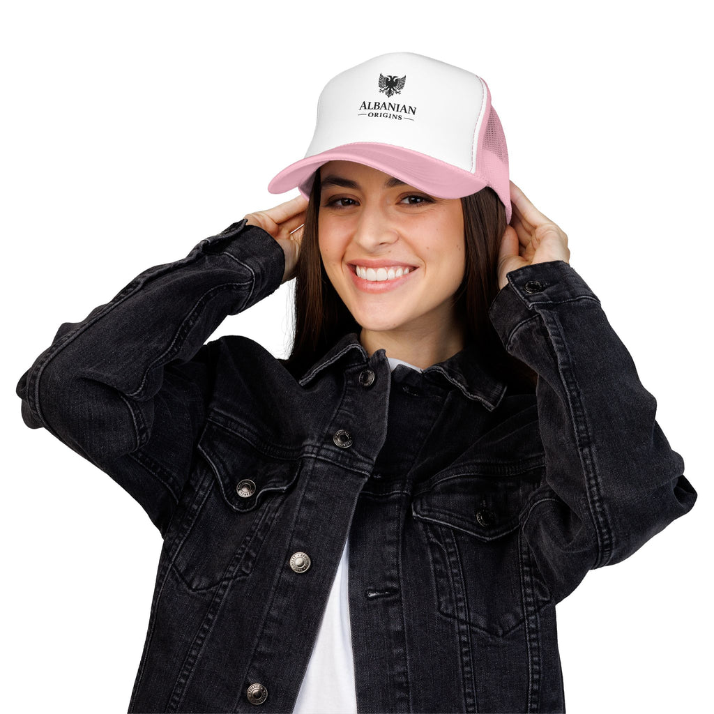 Foam Trucker Hat - Albanian Origins Eagle