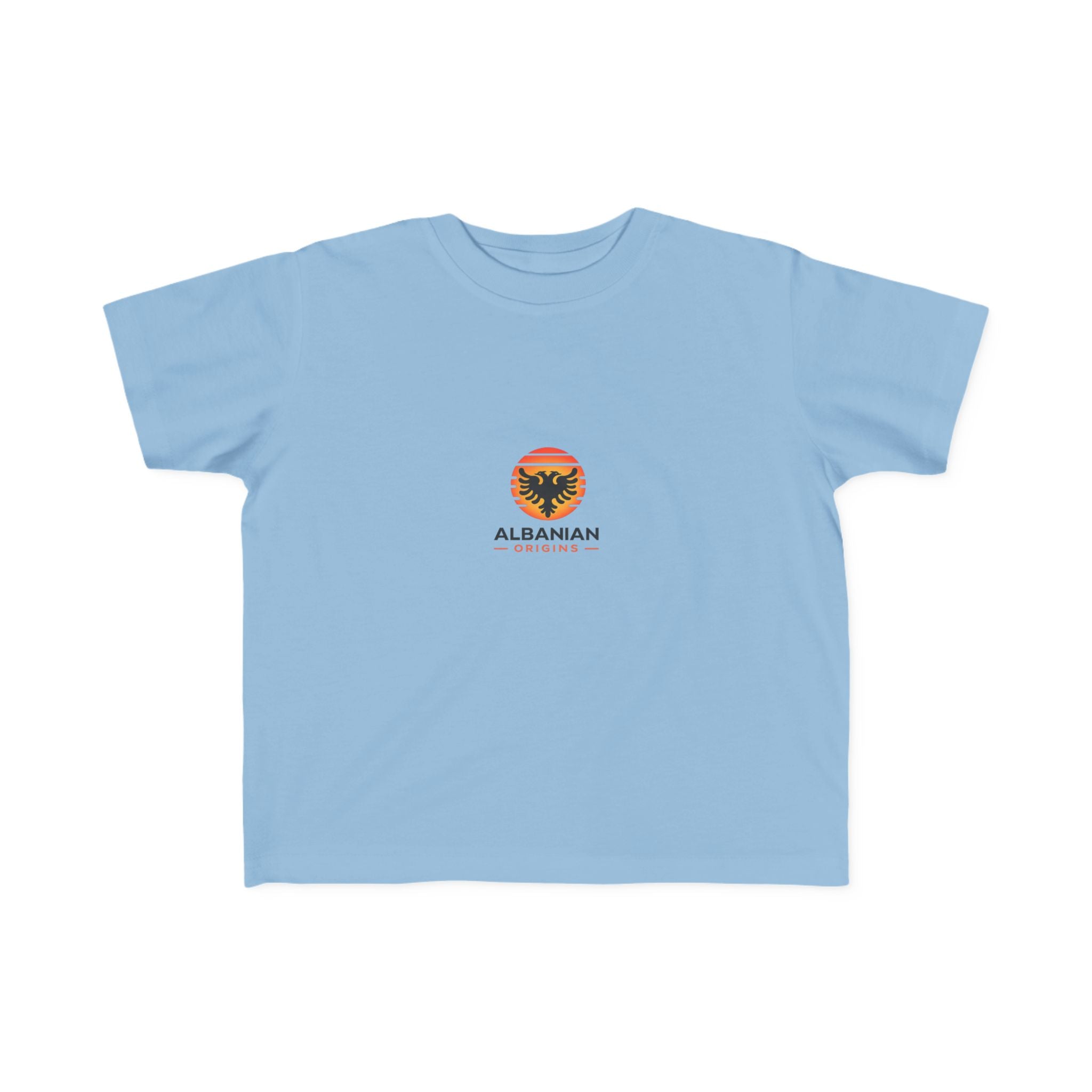 Toddler's Fine Jersey Tee - Albanian Origins Sun Logo