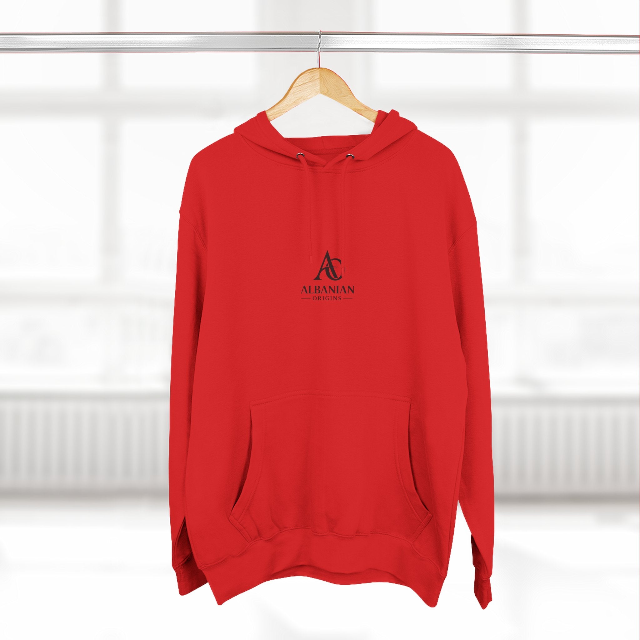 Albanian Origins - Three-Panel Fleece Hoodie