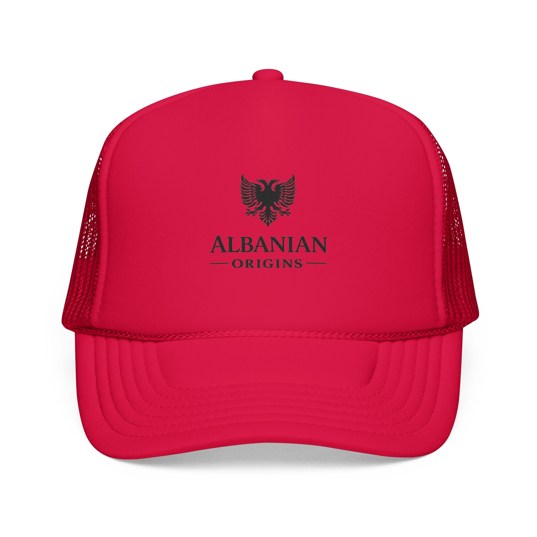 Foam Trucker Hat - Albanian Origins Eagle