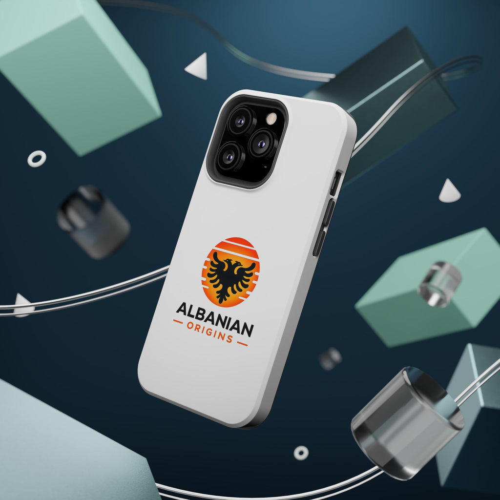 Magnetic Impact-Resistant Cases - Albanian Origins Sun Logo