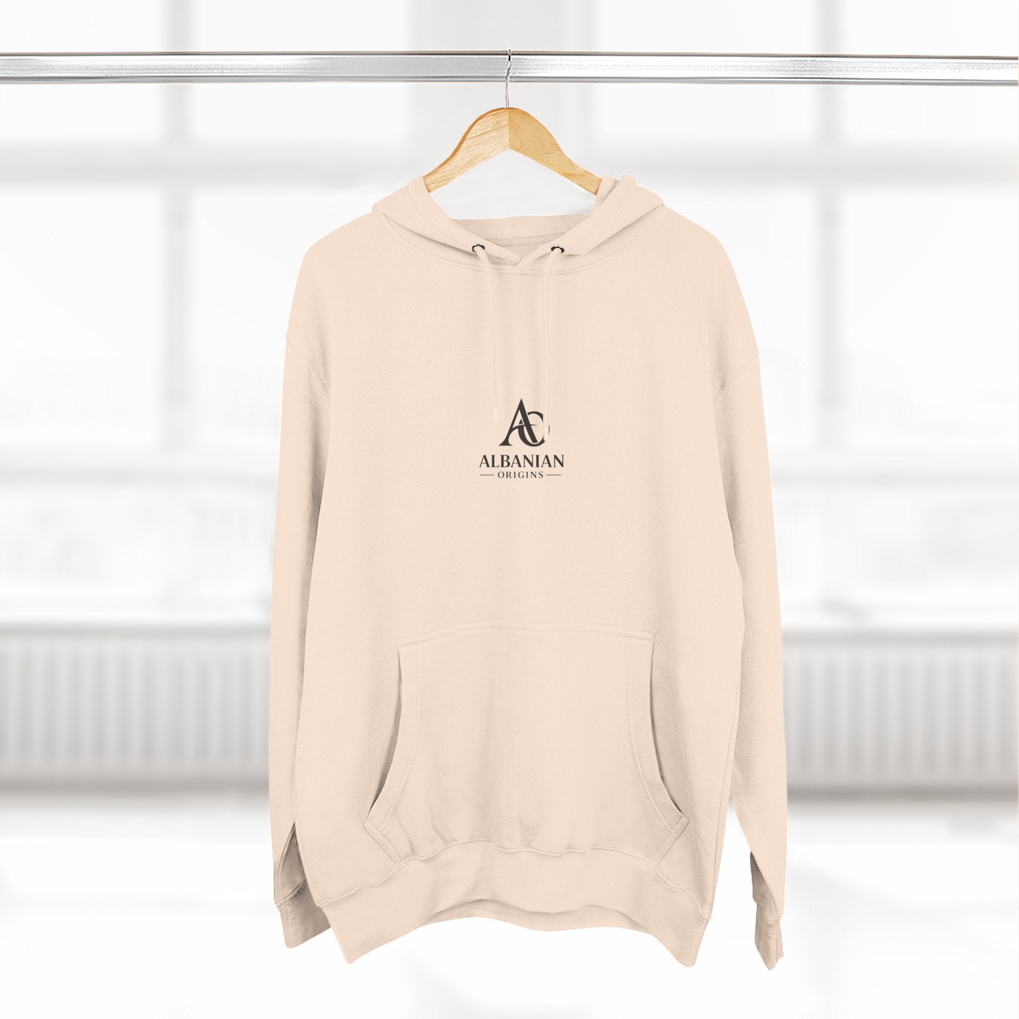 Albanian Origins - Three-Panel Fleece Hoodie