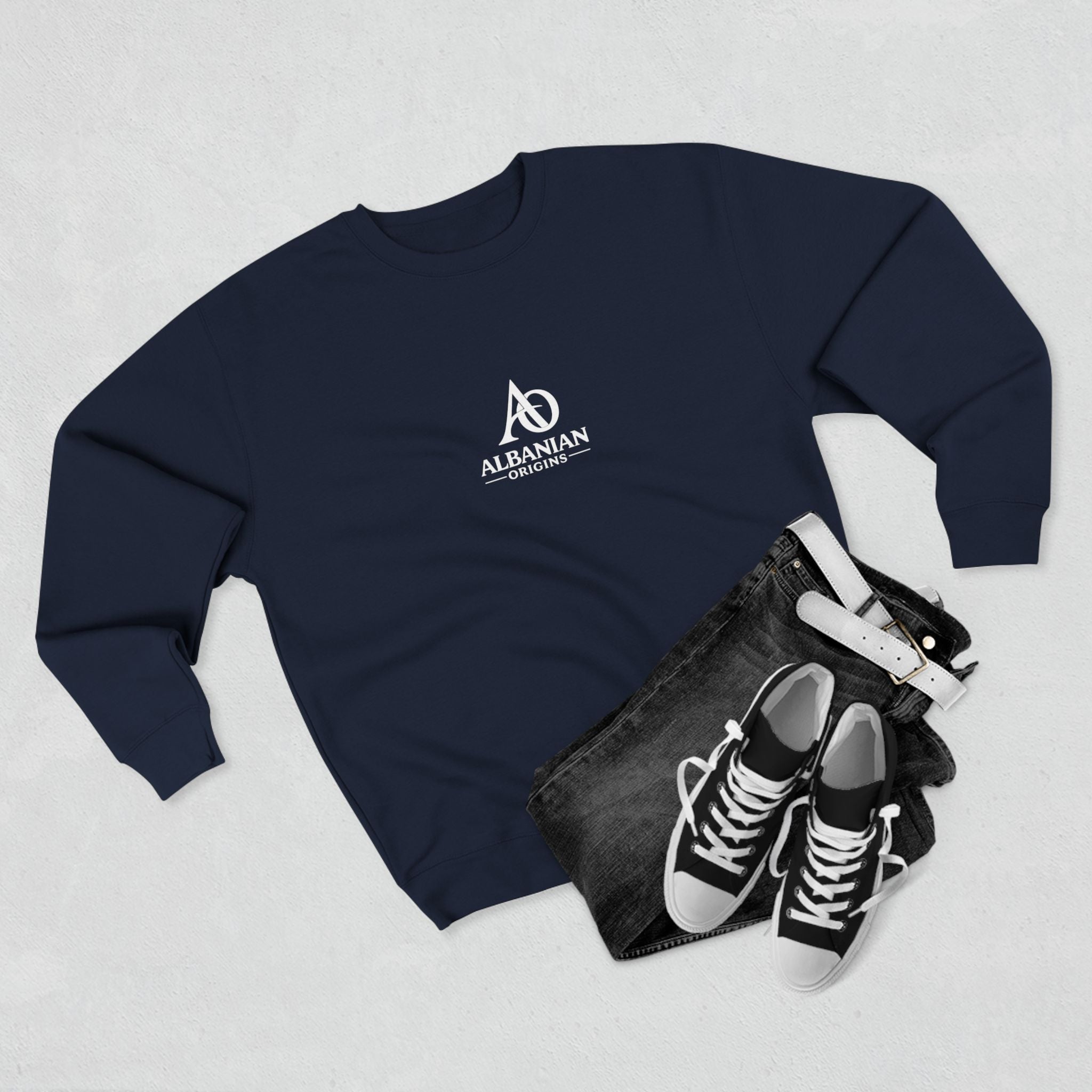 Unisex Crewneck Sweatshirt - Albanian Origins Logo