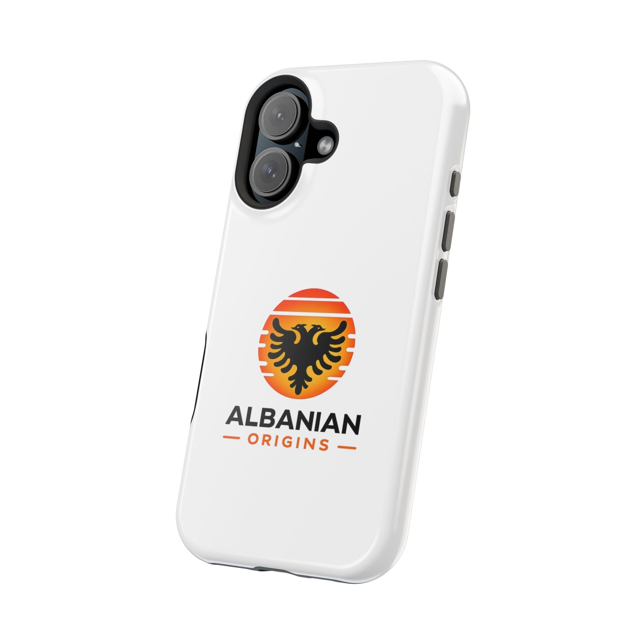 Magnetic Impact-Resistant Cases - Albanian Origins Sun Logo