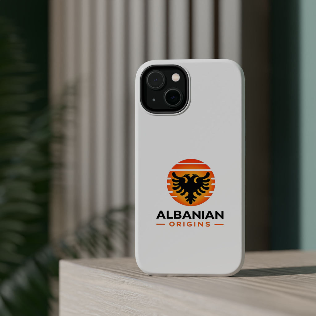 Magnetic Impact-Resistant Cases - Albanian Origins Sun Logo