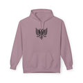 Unisex Midweight Softstyle Fleece Hoodie - Tribal Eagle Design - Albanian Origins