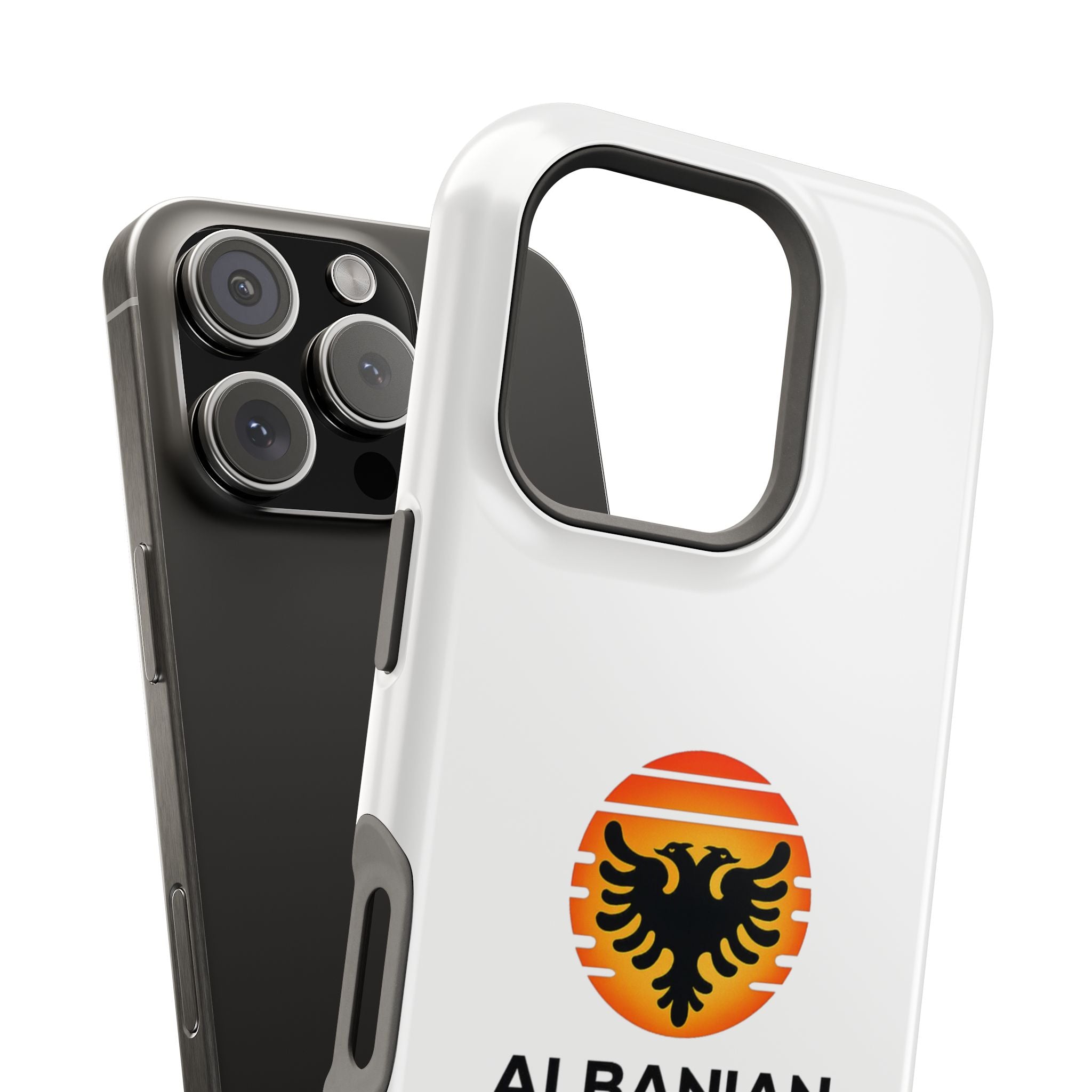 Magnetic Impact-Resistant Cases - Albanian Origins Sun Logo