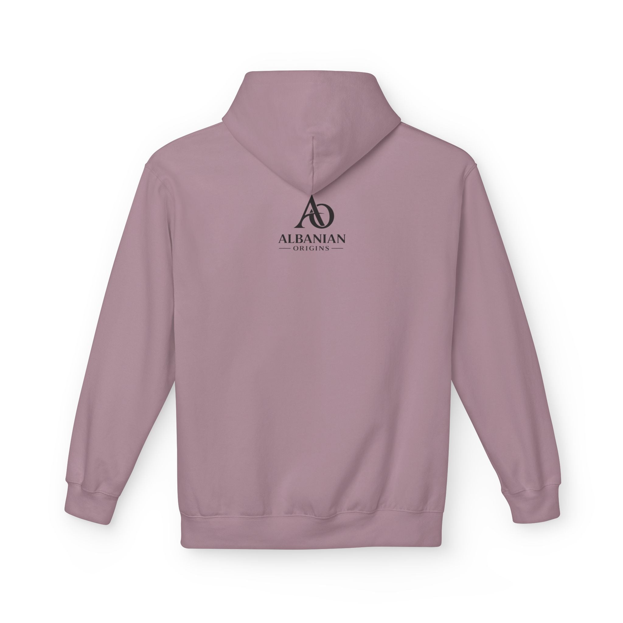 Unisex Midweight Softstyle Fleece Hoodie - Tribal Eagle Design - Albanian Origins