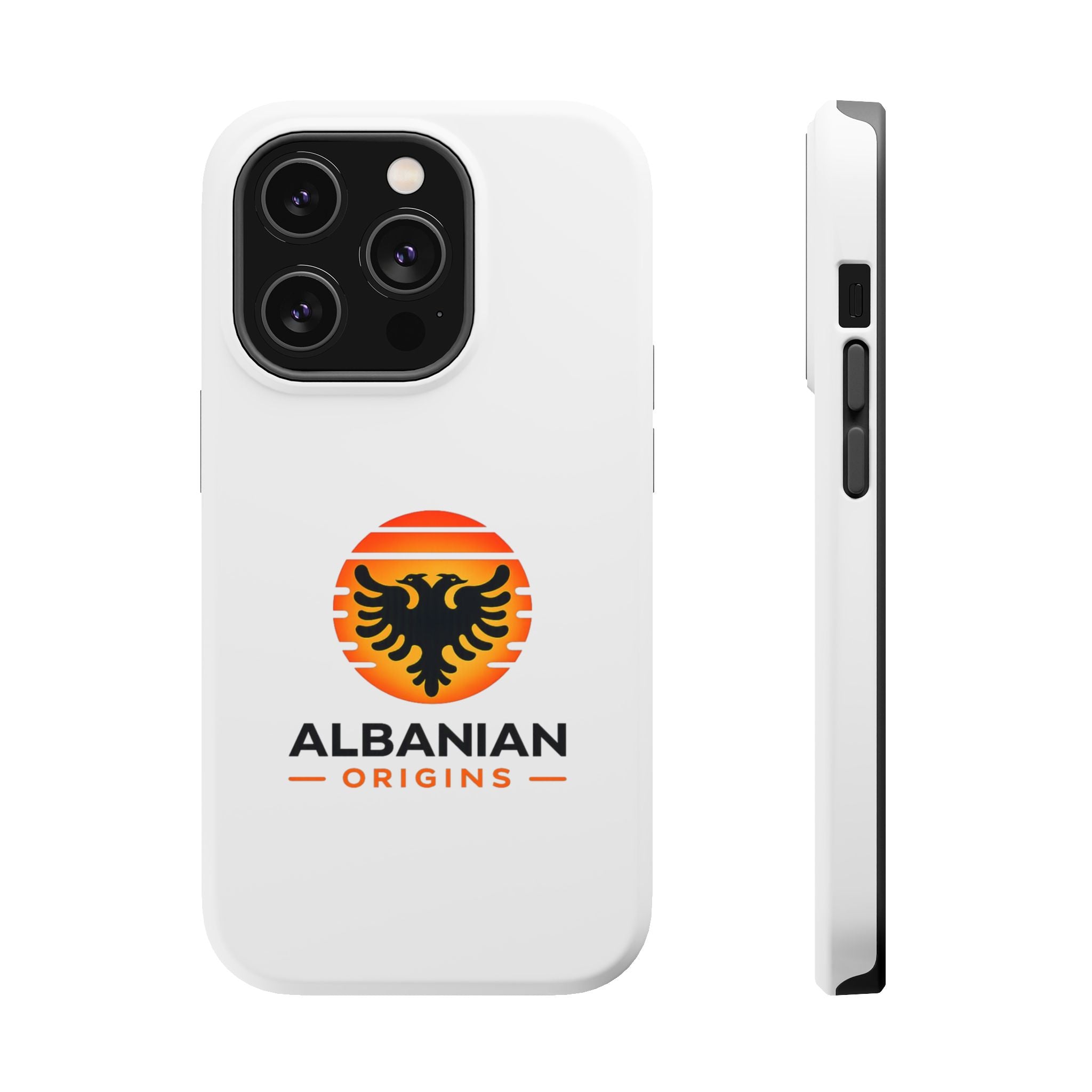 Magnetic Impact-Resistant Cases - Albanian Origins Sun Logo