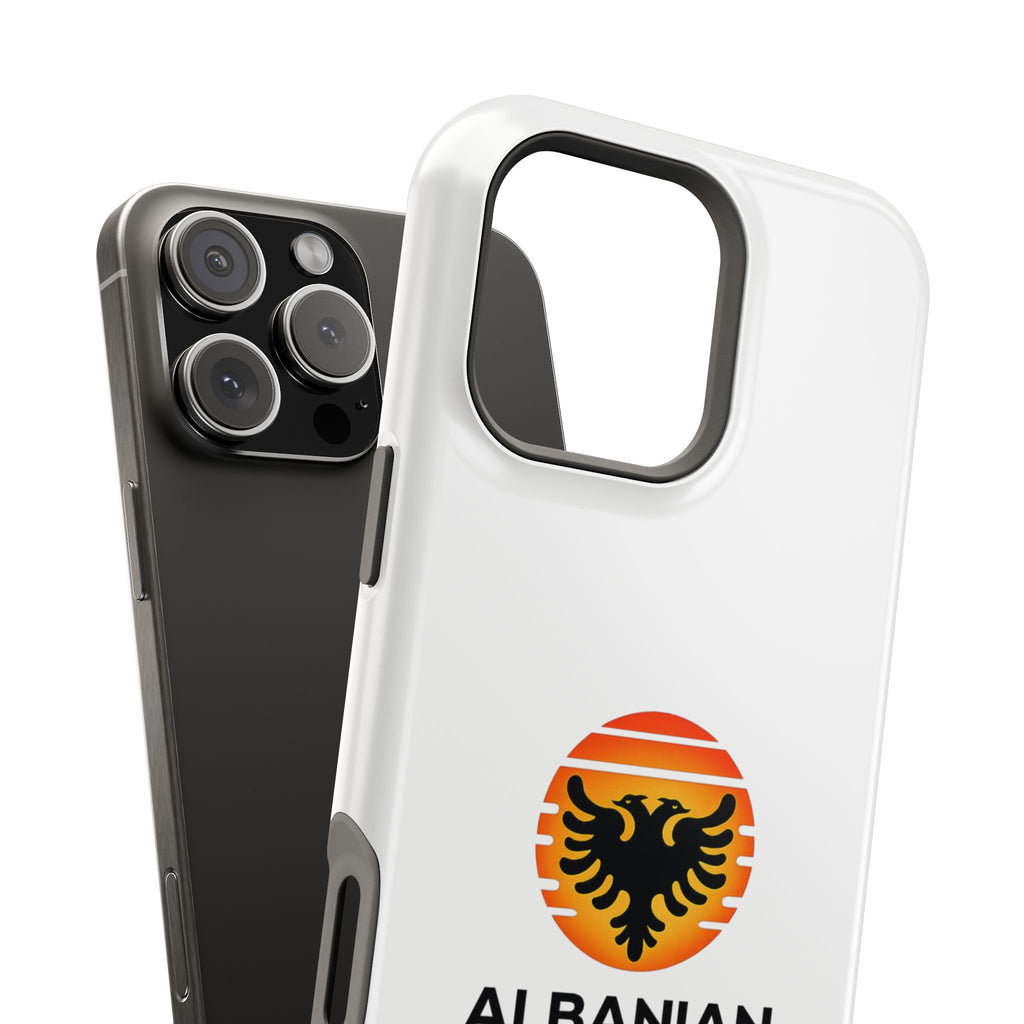Magnetic Impact-Resistant Cases - Albanian Origins Sun Logo