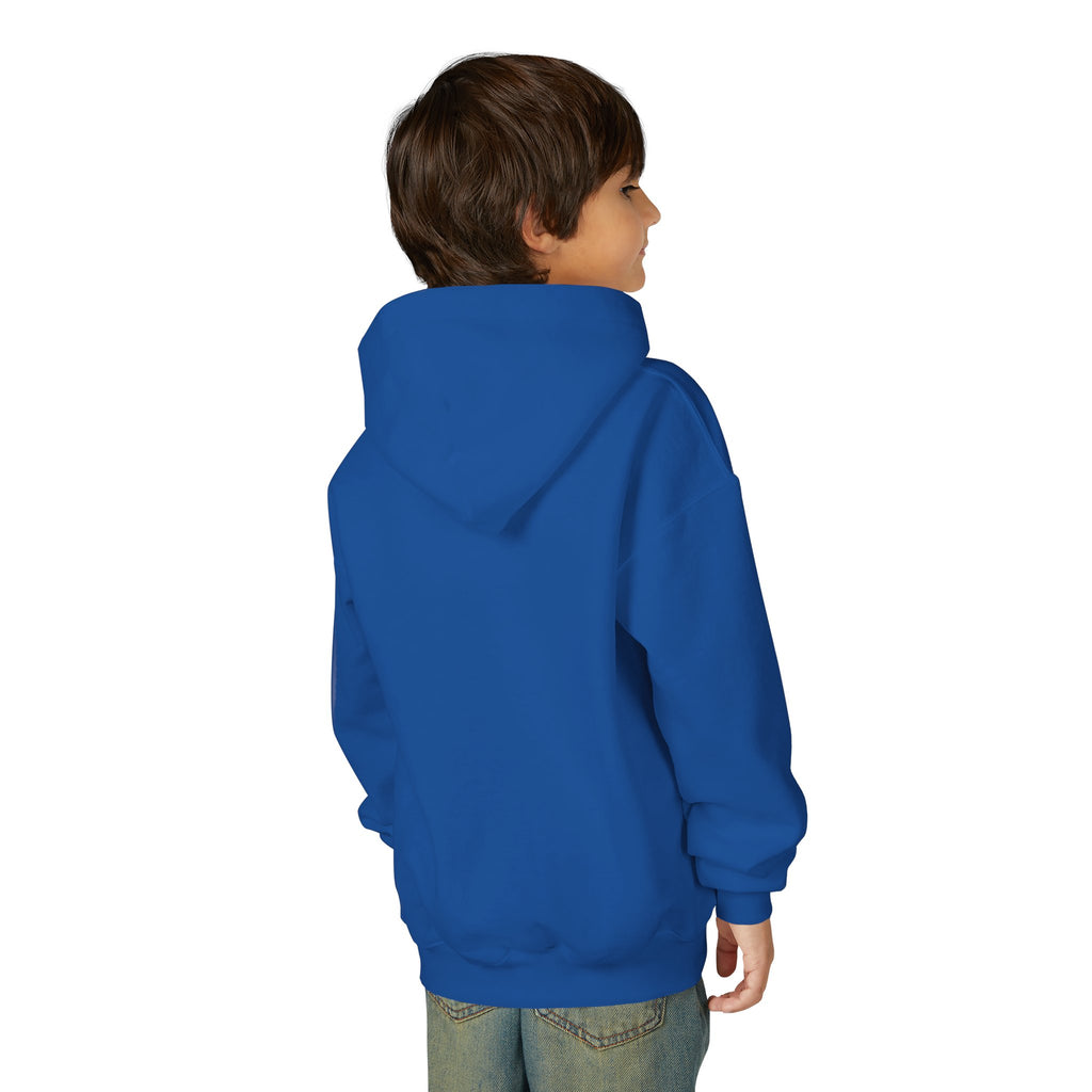 Youth Heavy Blend Hooded Sweatshirt - Albanian Origins Eagle