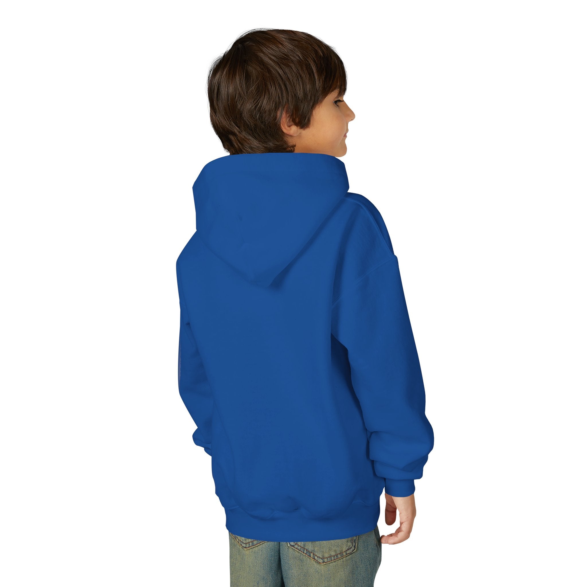 Youth Heavy Blend Hooded Sweatshirt - Albanian Origins Eagle