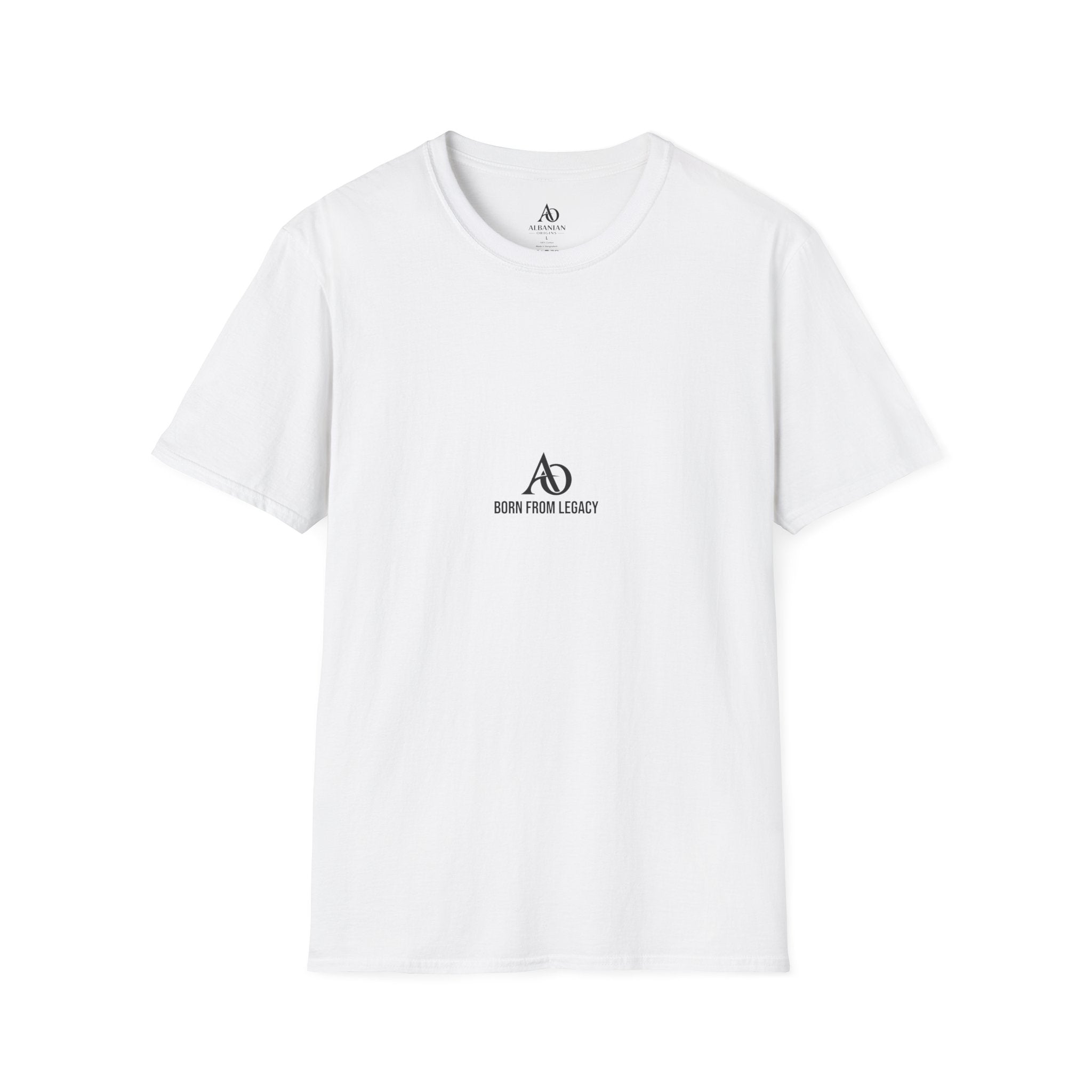 Unisex Softstyle T-Shirt - Albanian Origins - Born From Legacy
