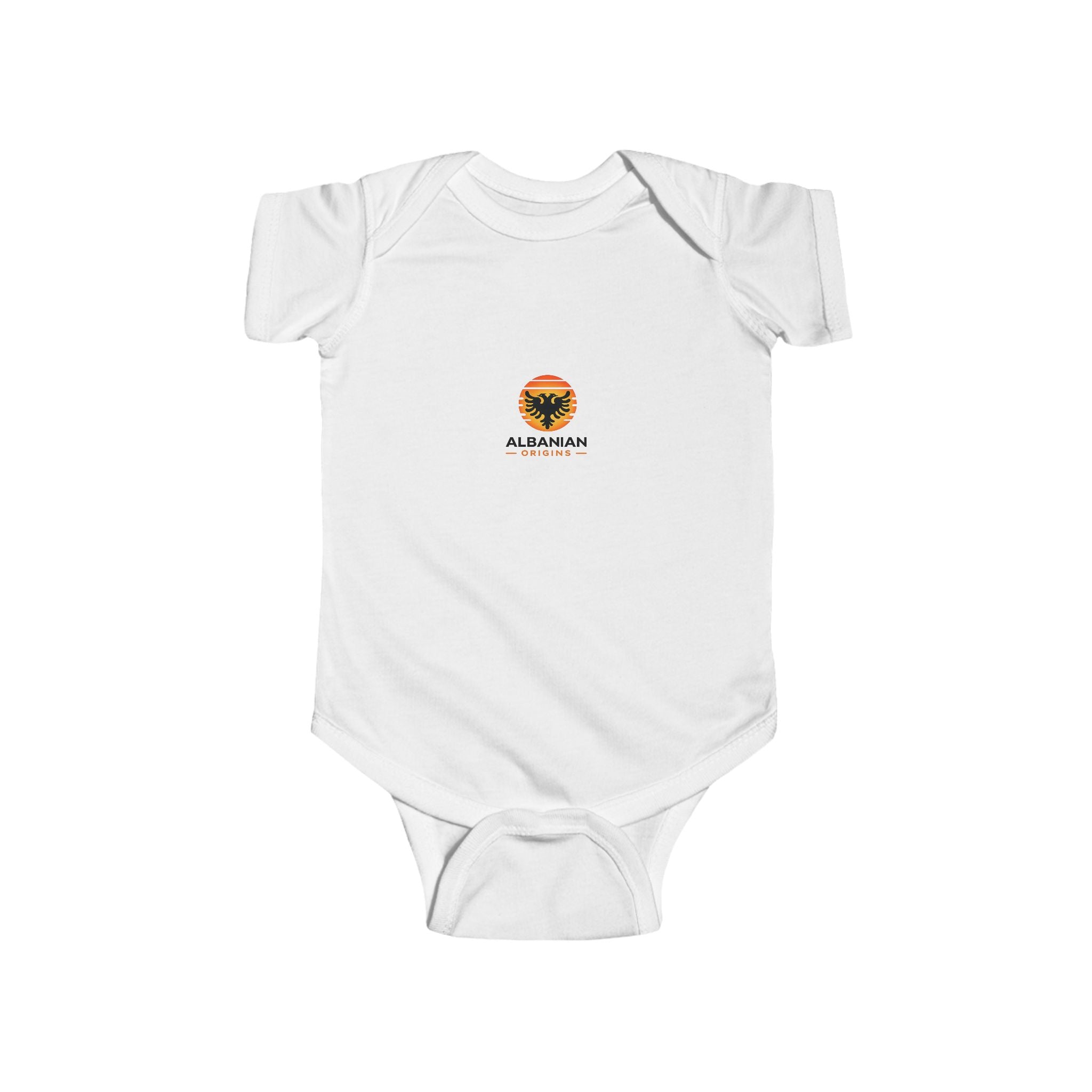 Infant Fine Jersey Bodysuit - Albanian Origins Sun Logo
