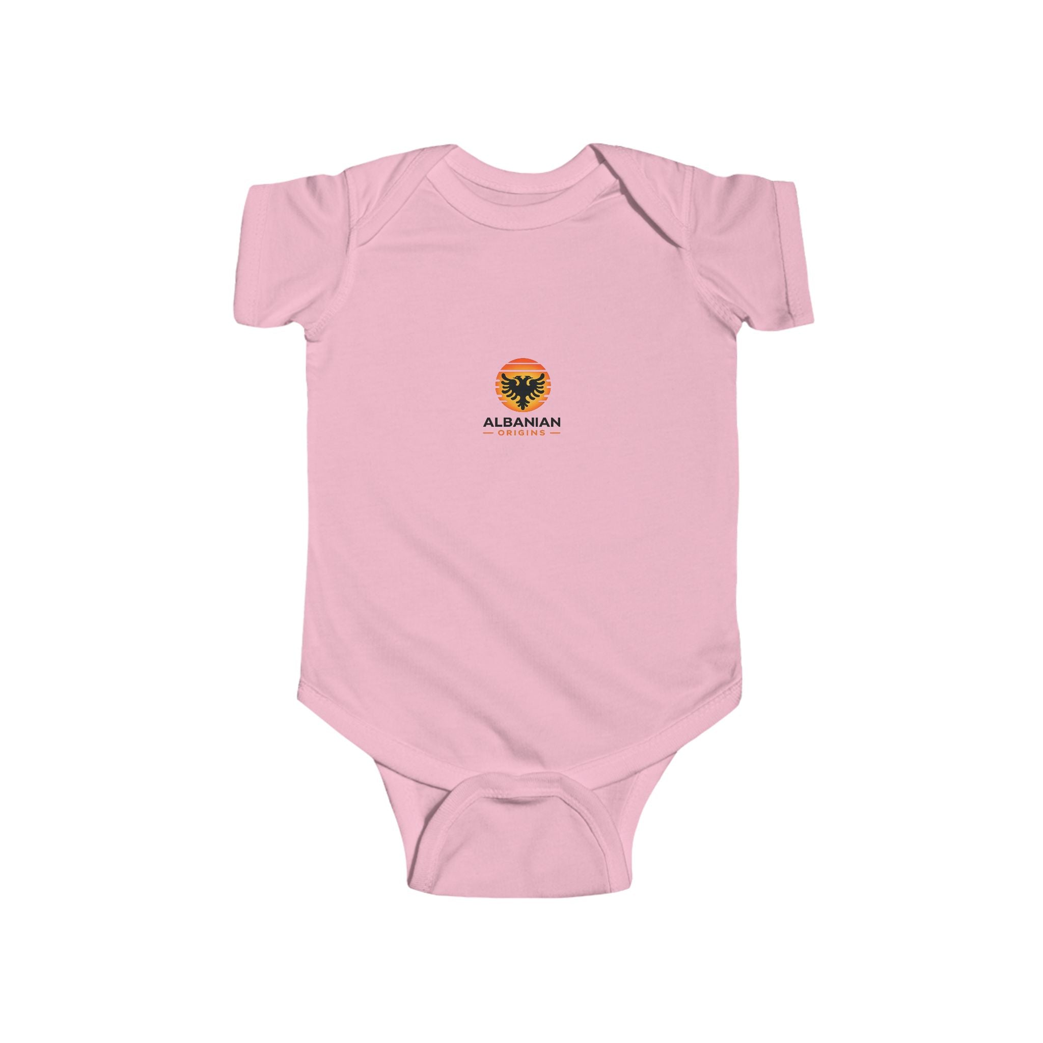 Infant Fine Jersey Bodysuit - Albanian Origins Sun Logo