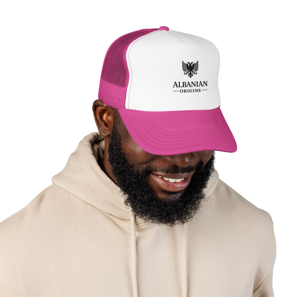 Foam Trucker Hat - Albanian Origins Eagle
