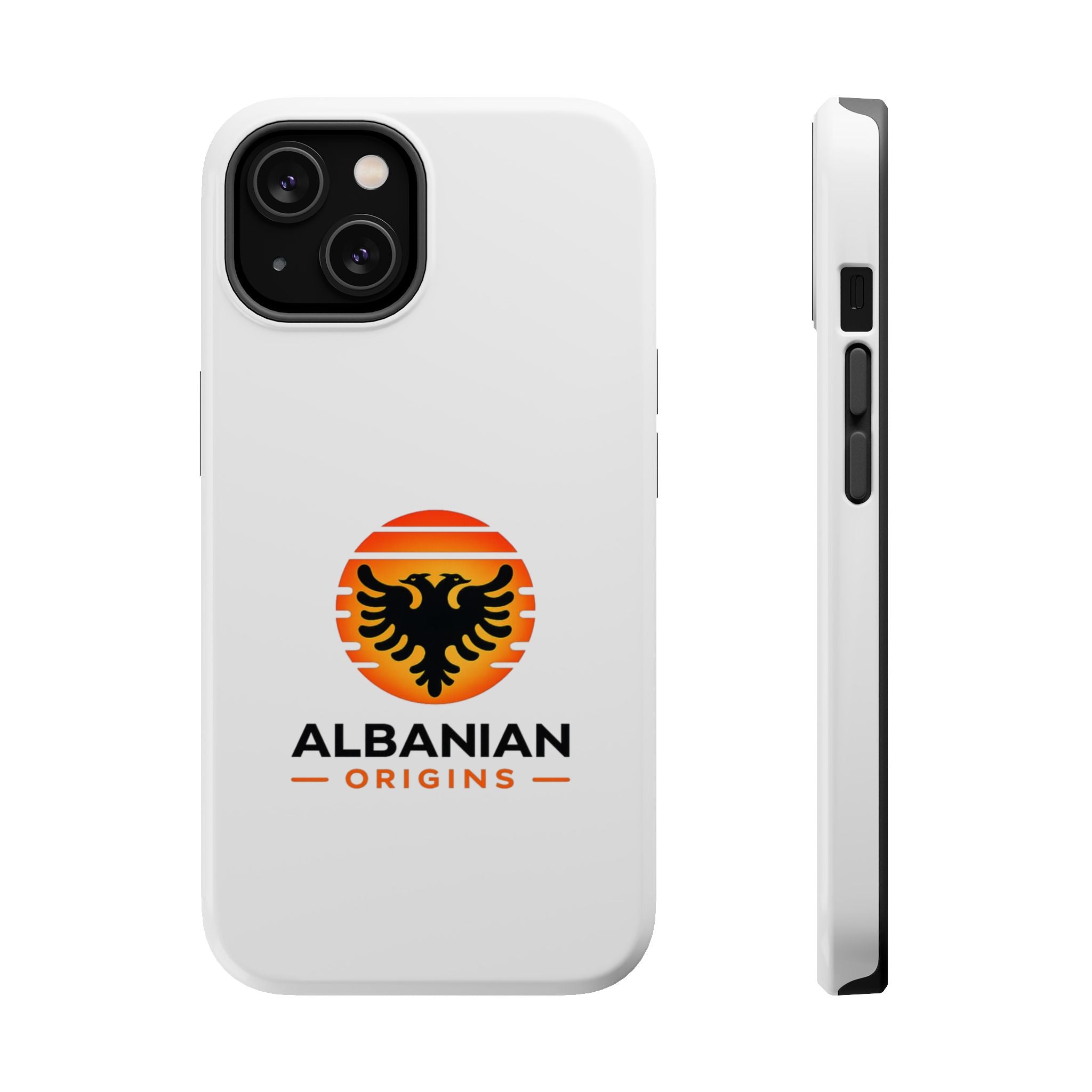 Magnetic Impact-Resistant Cases - Albanian Origins Sun Logo
