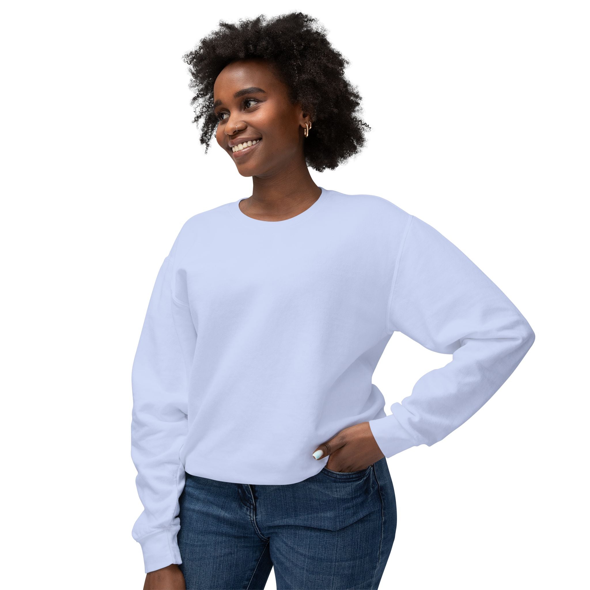 Unisex Lightweight Crewneck Sweatshirt - Albanian Origins