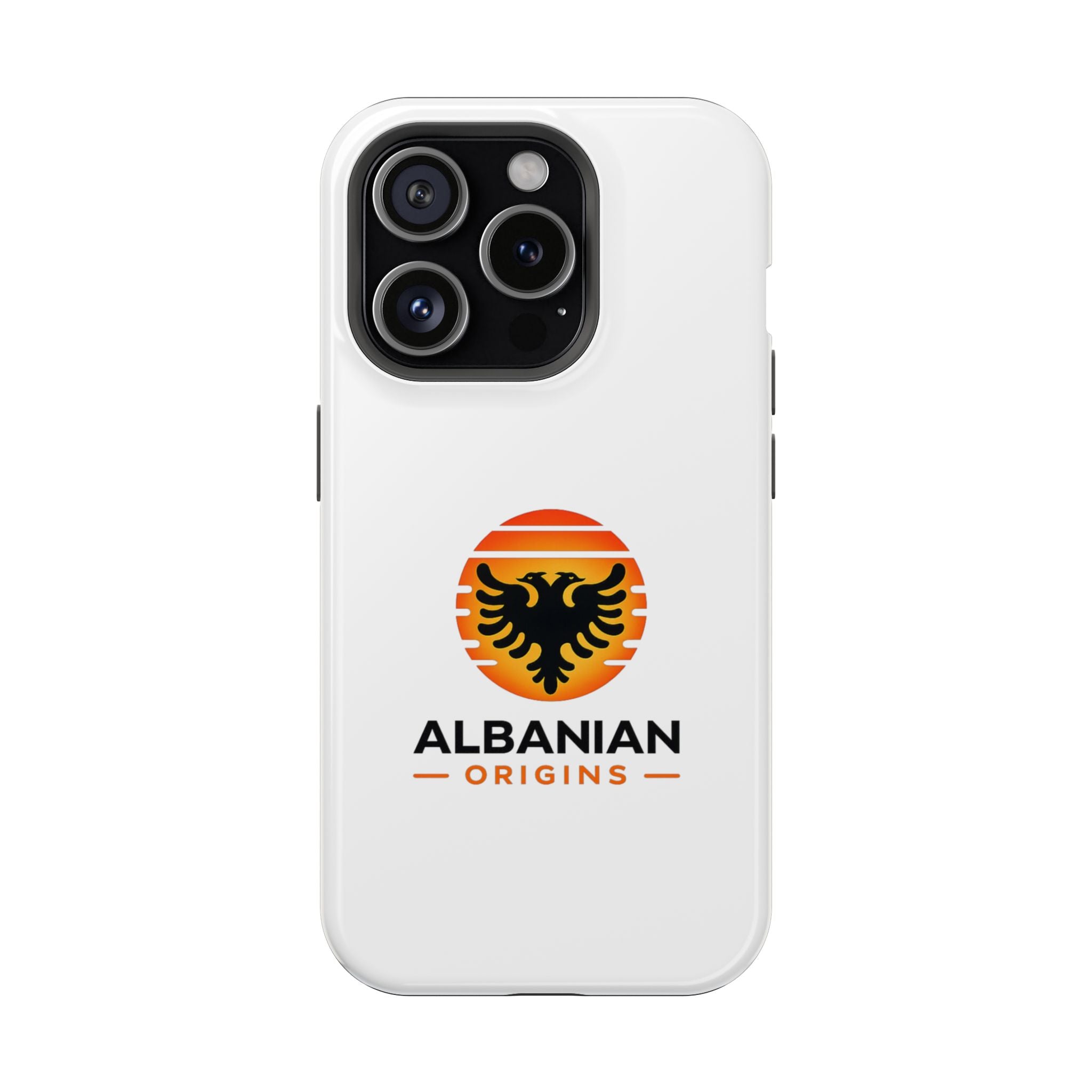 Magnetic Impact-Resistant Cases - Albanian Origins Sun Logo