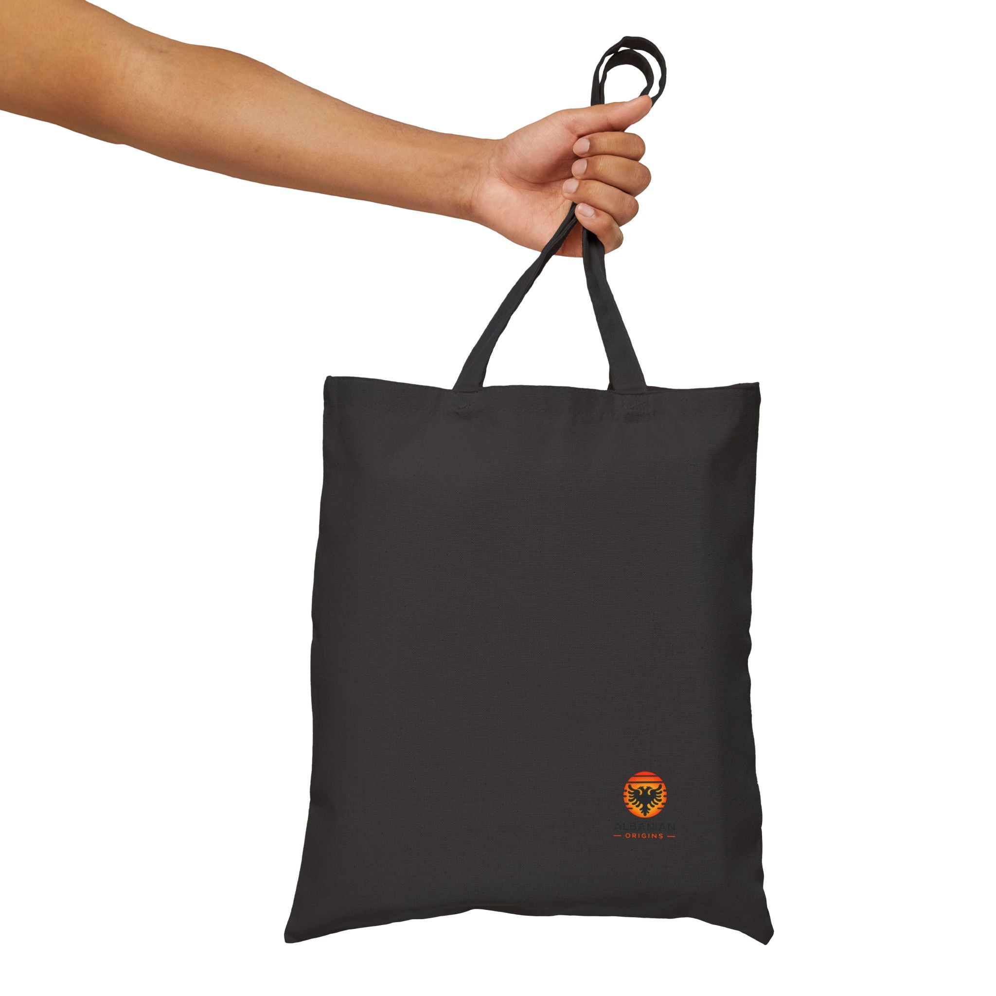 Cotton Canvas Tote Bag - Albanian Origins Sun Logo