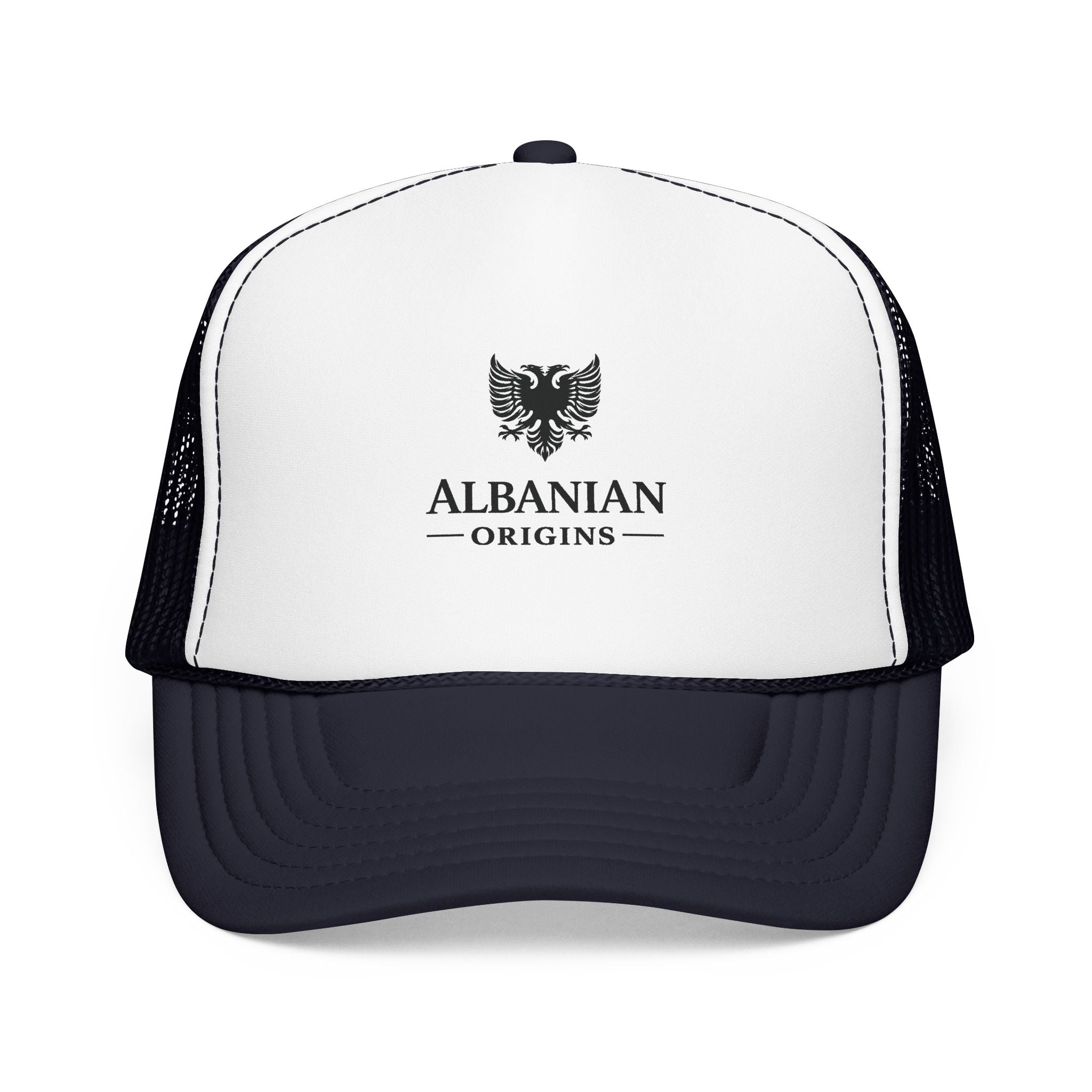 Foam Trucker Hat - Albanian Origins Eagle