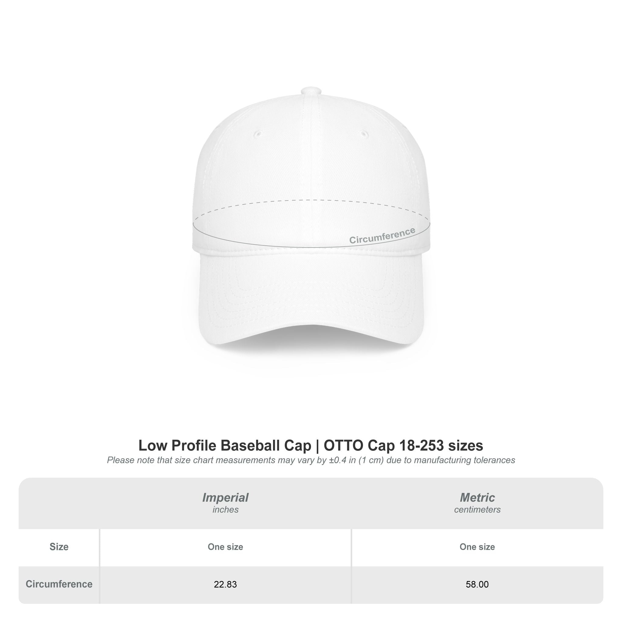 Low Profile Baseball Cap - Albanian Origins Logo