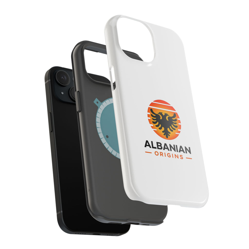 Magnetic Impact-Resistant Cases - Albanian Origins Sun Logo